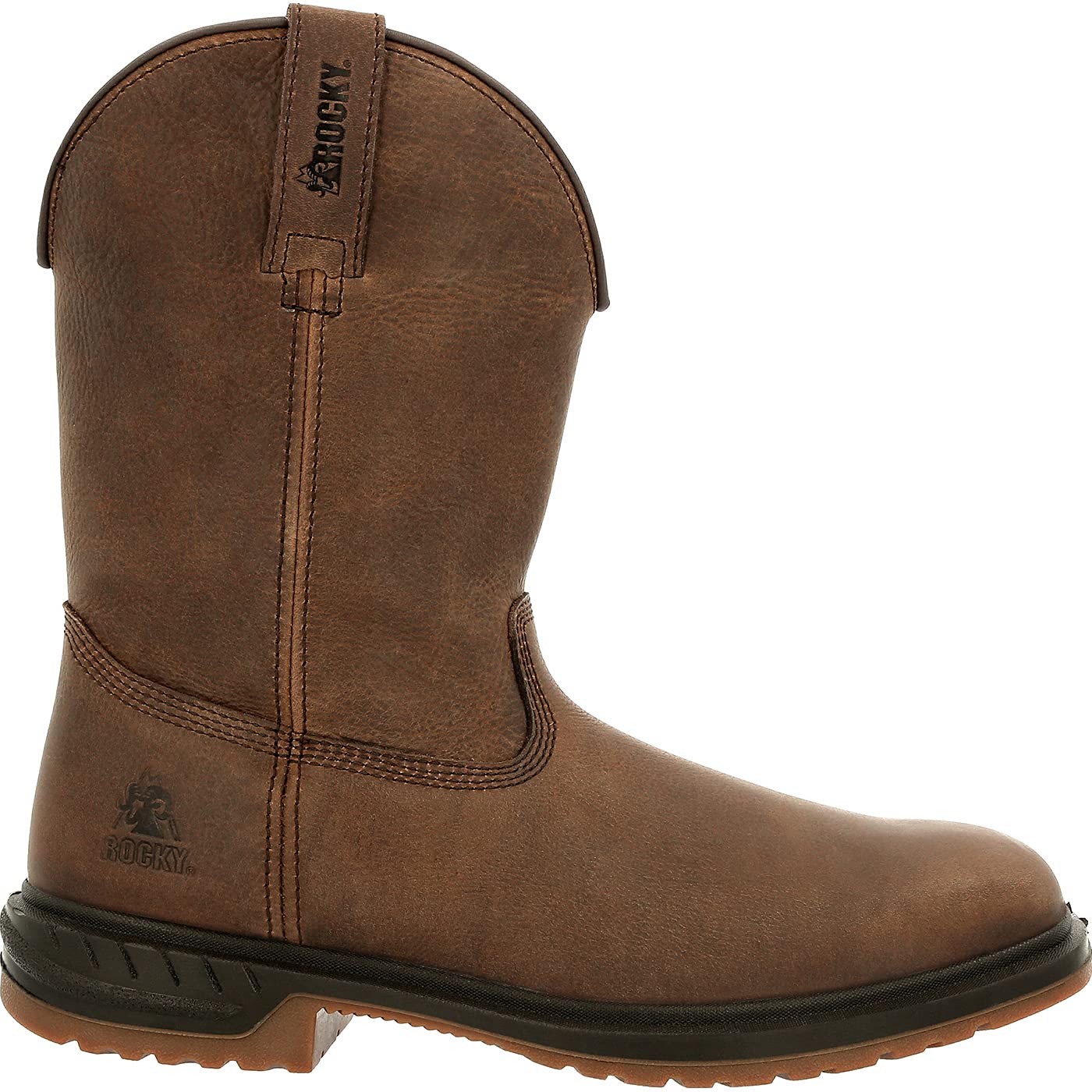 Photo 1 of ROCKY Worksmart Unlined Western Boot, Dark Brown, Size 8.5(M)