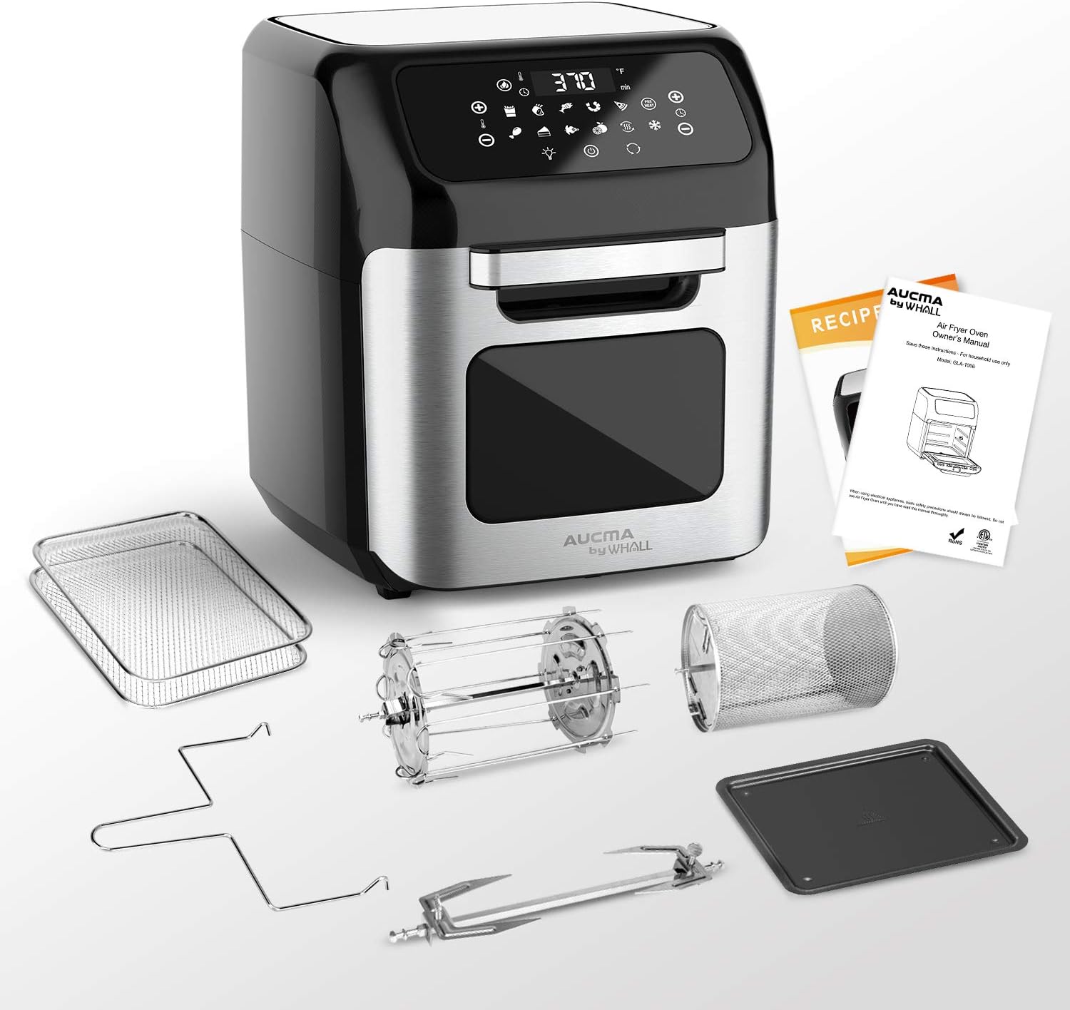 Buy whall Air Fryer,Air Fryer Oven, Family Rotisserie Oven, 1700W