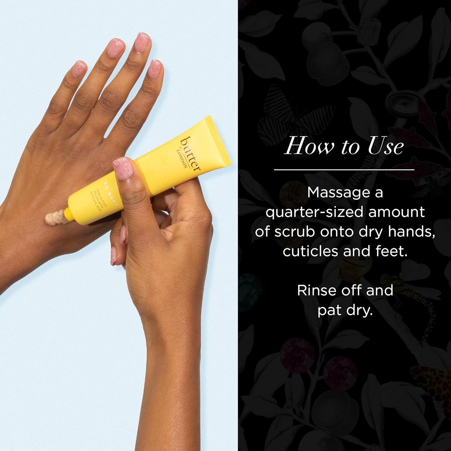 butter LONDON Hand & Foot Skin Care Collection – Exfoliating & Moisturizing Treatments for Dry, Rough Skin – Cruelty-Free