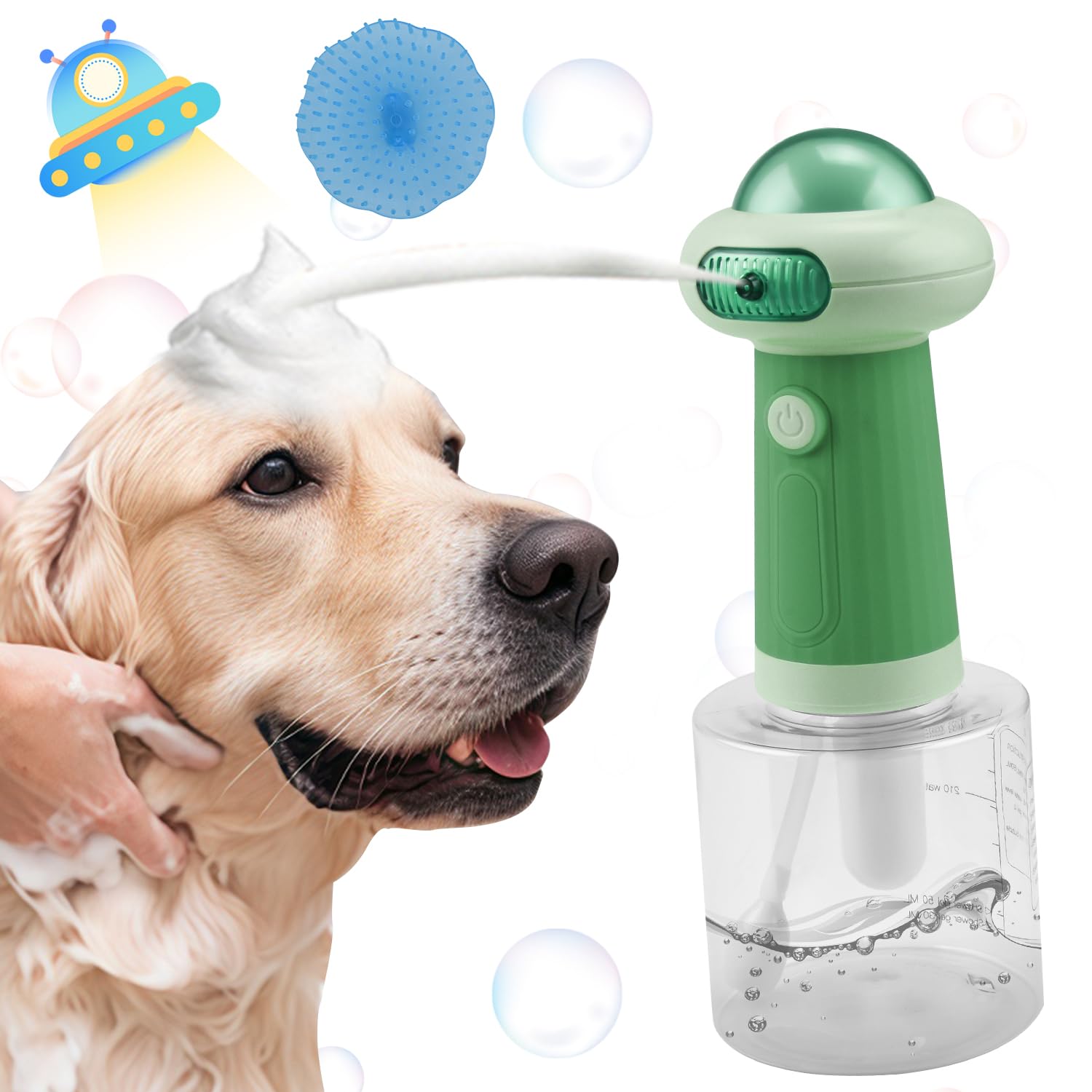 Amazon | 【2025年新登場】犬 シャンプー 泡立て器 ペット用 IPX7防水