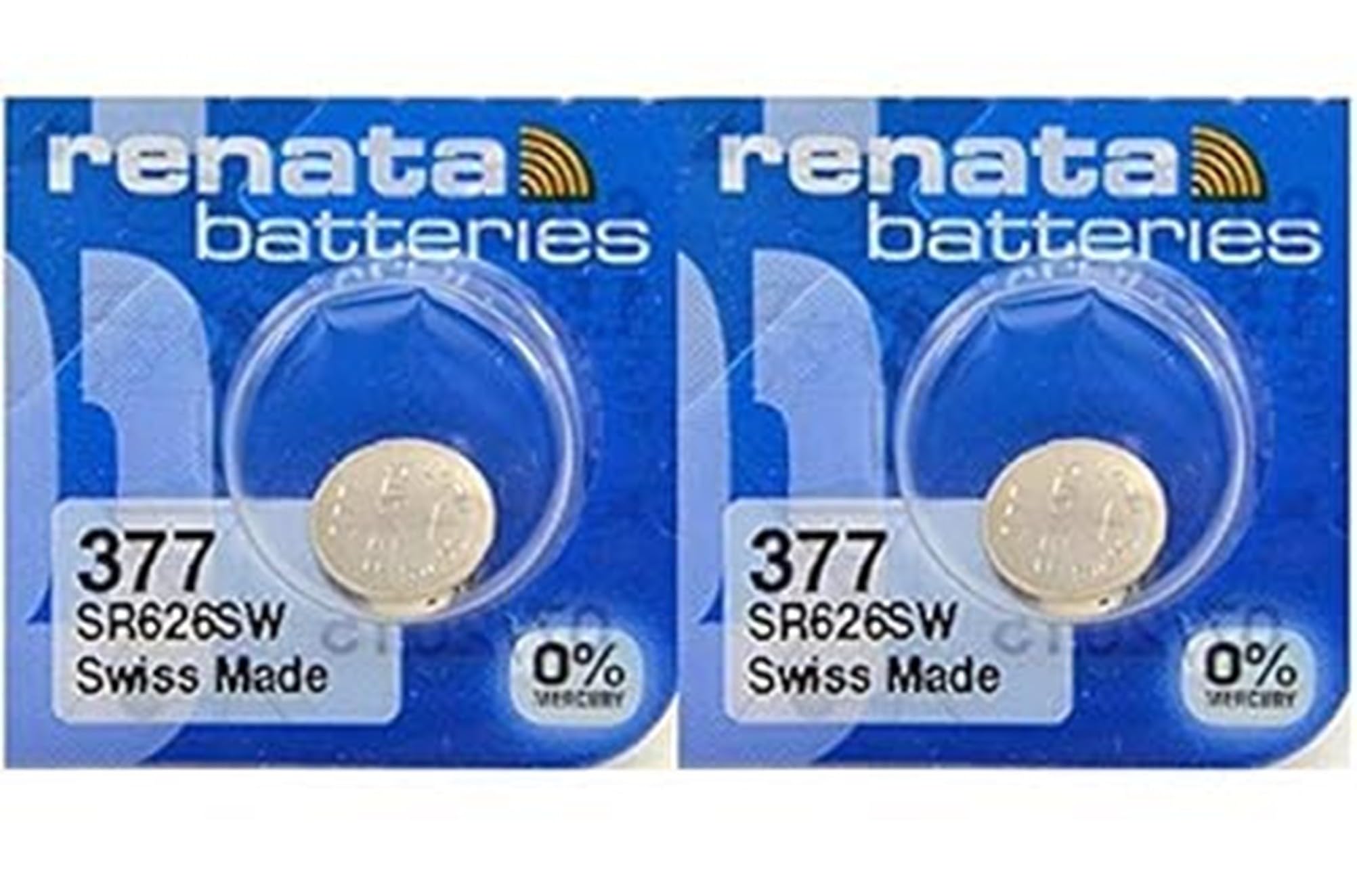 MICROUSB Compatible with Renata 377 SR626SW Non-Rechargeable Button Cell Battery 1.55 Volt (Pack of 2)-image-43