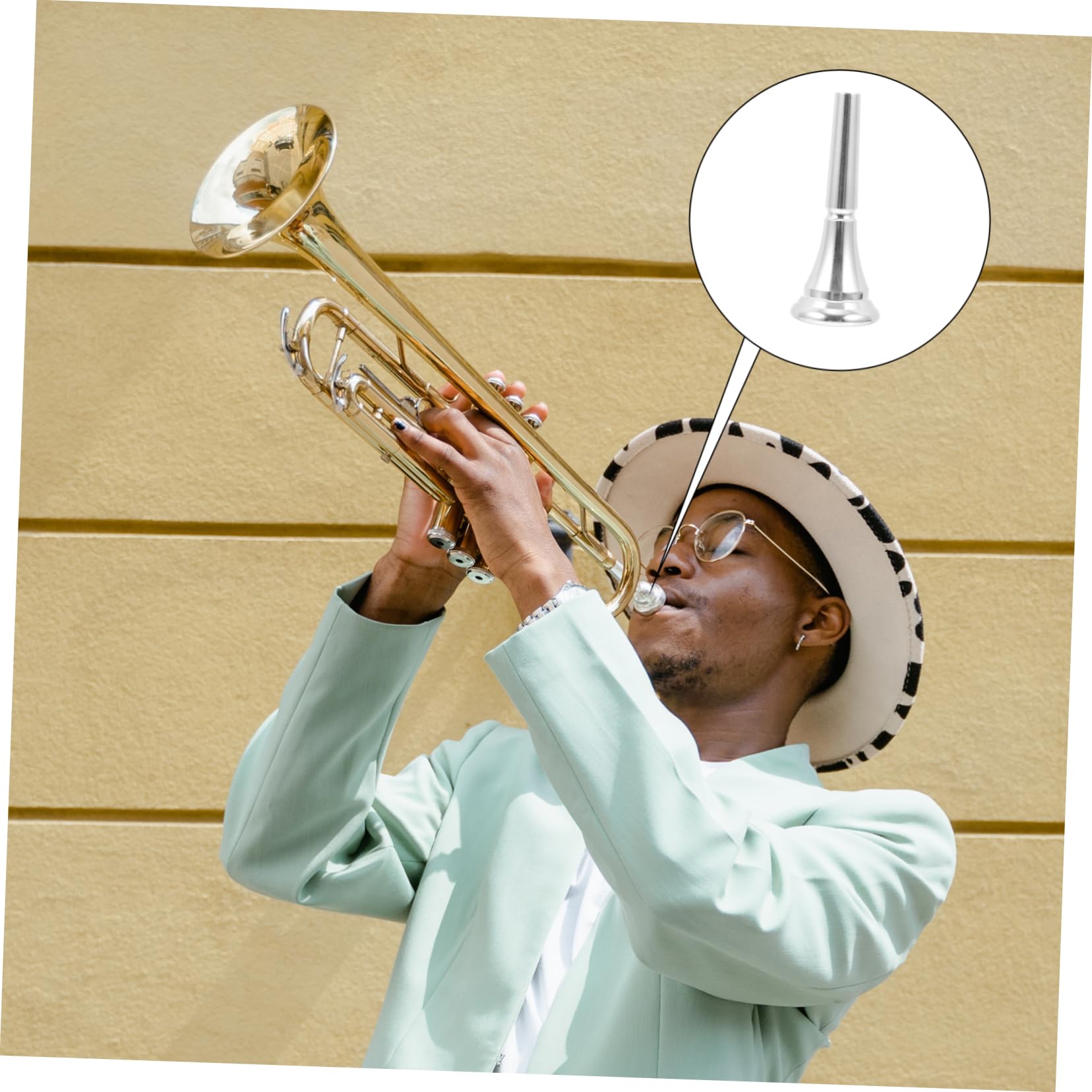 COSMEVIVI Longevity in Design French Horn Mouthpiece Smooth Surface for All Levels