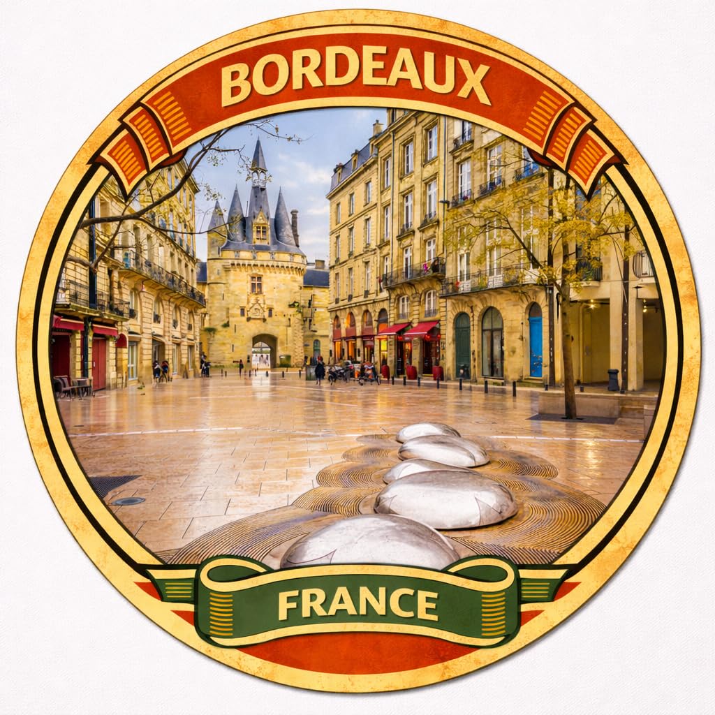 Bordeaux France Decorative Souvenir Fridge Magnet A0056