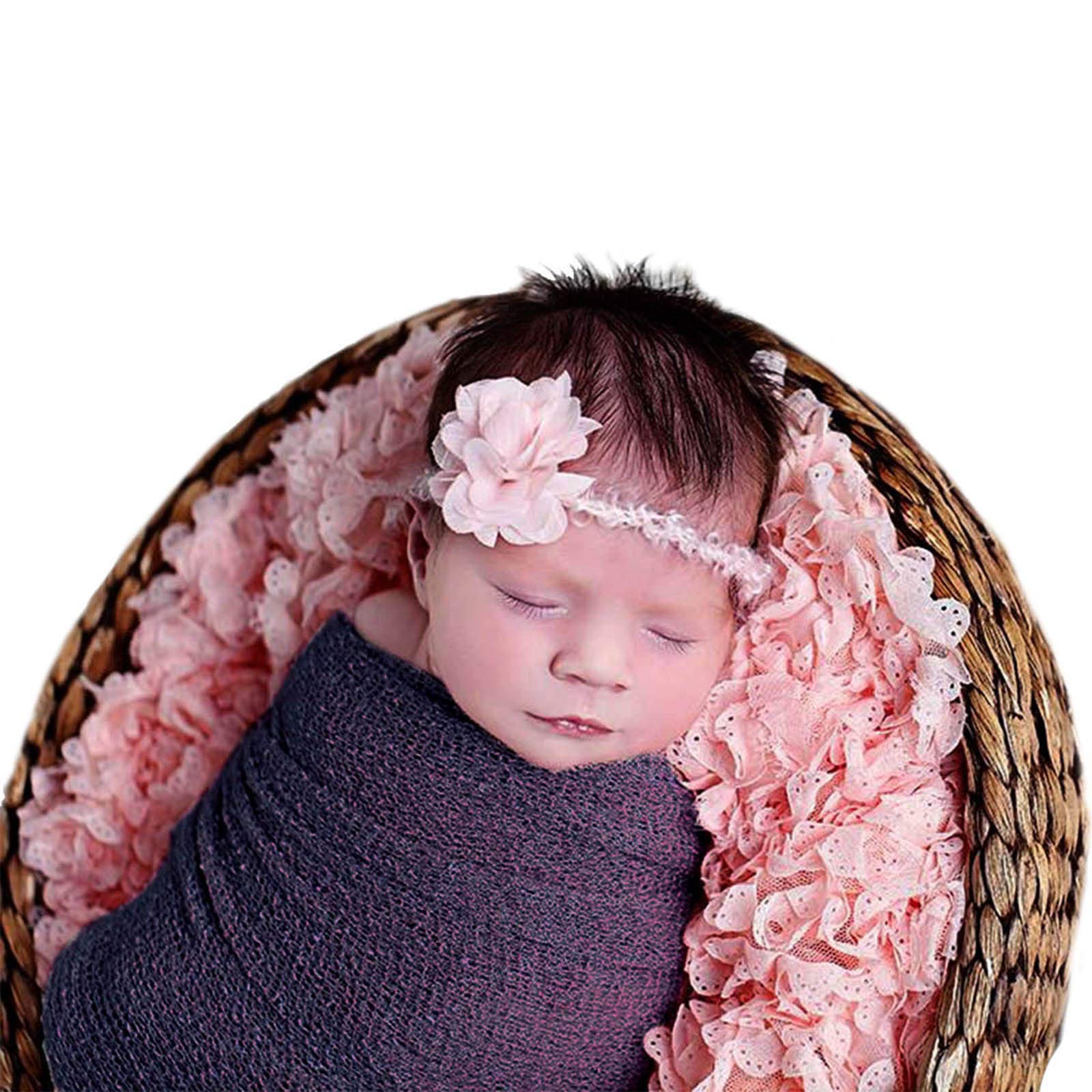 Couverture De Photographie Pour Bébé Doux Nouveau-Né Photographie Wrap Premiers Atterrissages