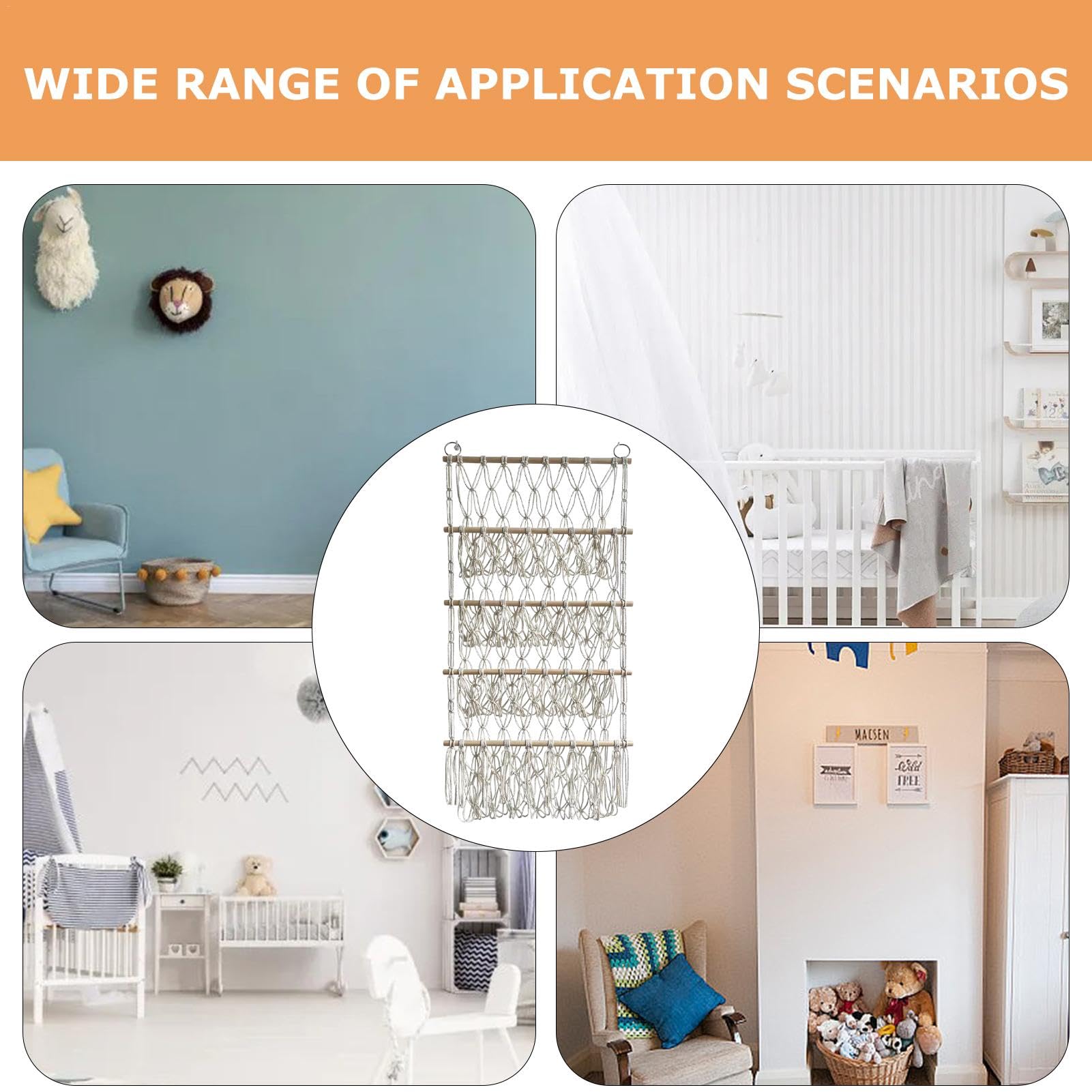 Grand Filet Ou Hamac Pour Animaux En Peluche Bohème, 139,7 Cm, Hamac Pour Jouets, Objets En Macrame Coin De Rangement Pour Animaux Filet Suspendu Hamac En Maille Sac De Rangement Pour Jouets 87123569