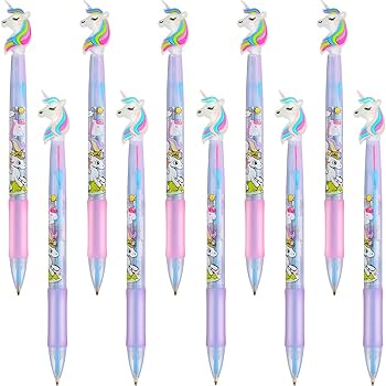 グリーン  ユニコーン  ボールペン   250円 Amazon | Jovitec ユニコーンボールペン 10本 3色ボールペン