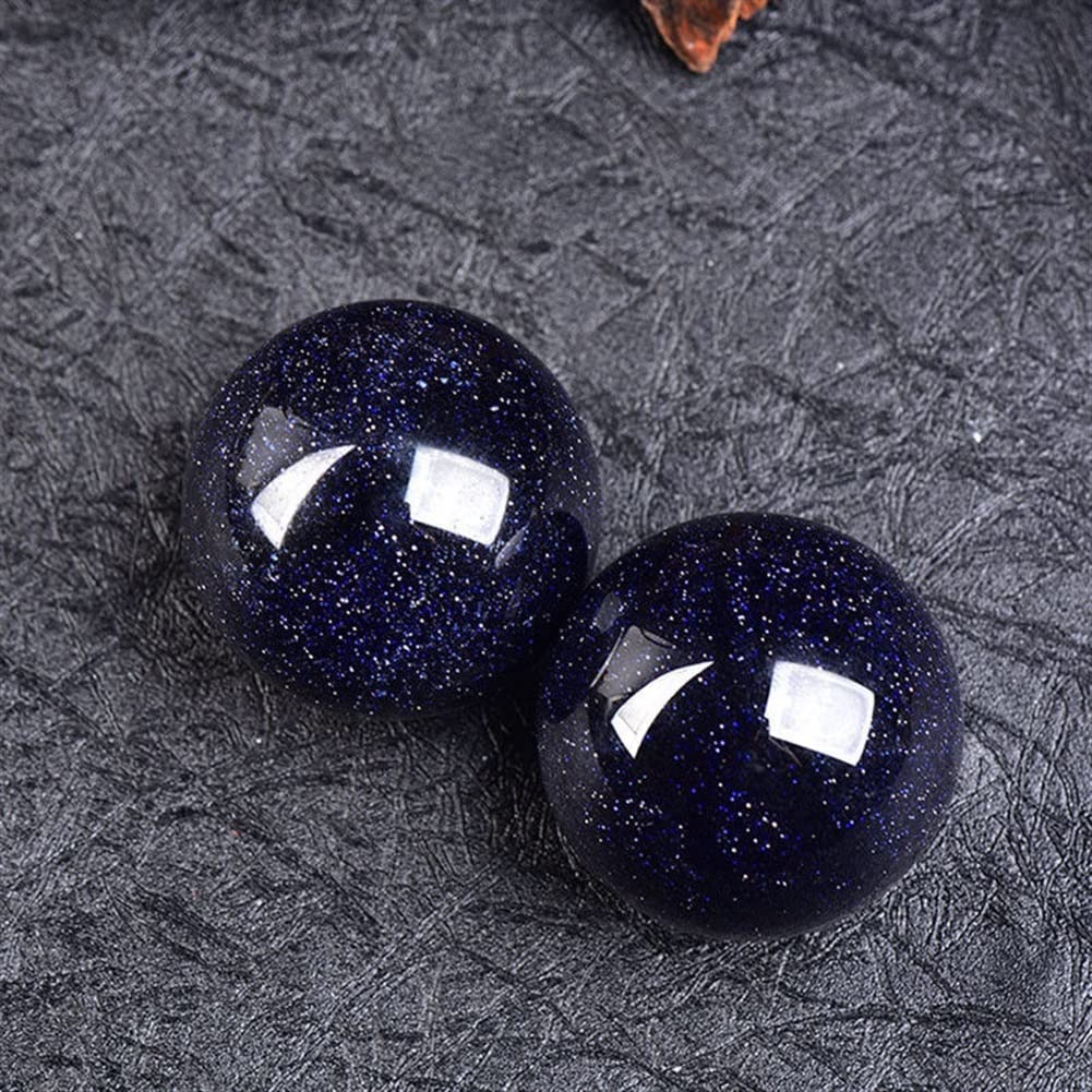 Sfera di Cristallo di Quarzo Naturale in arenaria Blu 40-50 mm Bellissima Pietra di Cristallo Naturale QINTINYIN