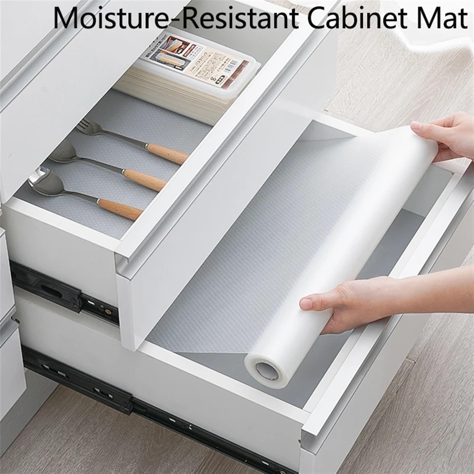 Küchenschubladenmatten Schubladenmatte, Regalabdeckung, Schrankmatte, ölbeständige Einlage, rutschfeste, wasserdichte Schrank-Tischset, Tischunterlage aus Papier (Color : Pink, Size : 150x60cm)