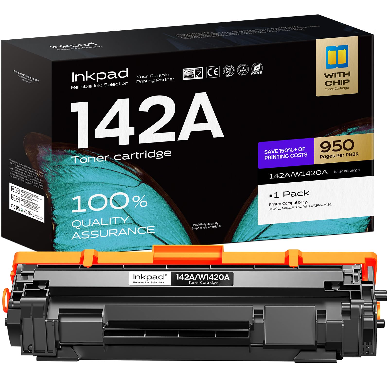 iNKPAD TN2420 Cartuchos de tóner Compatibles con Brother MFC-L2710DW L2750DW L2710DN L2730DW HL-L2310D L2350DW DCP-L2510D L2530DW L2550DN (2 Negro) — view 11