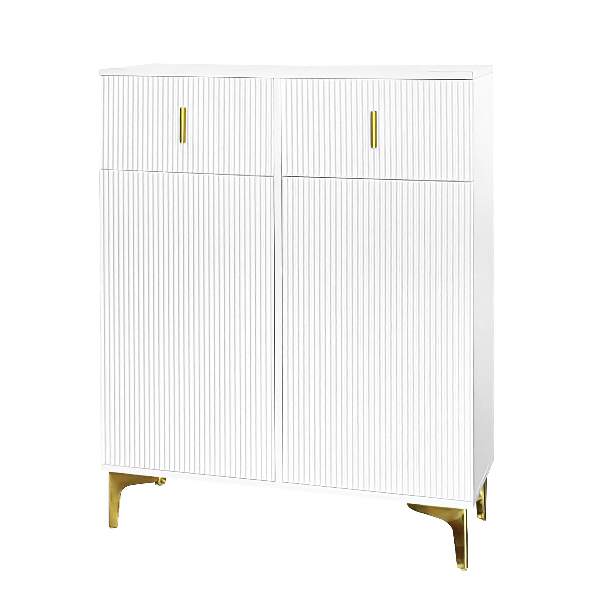 HOMYLIN Laborschrank mit Schubladen und Ablagefläche - Science Lab Supply Organizer, Weiß