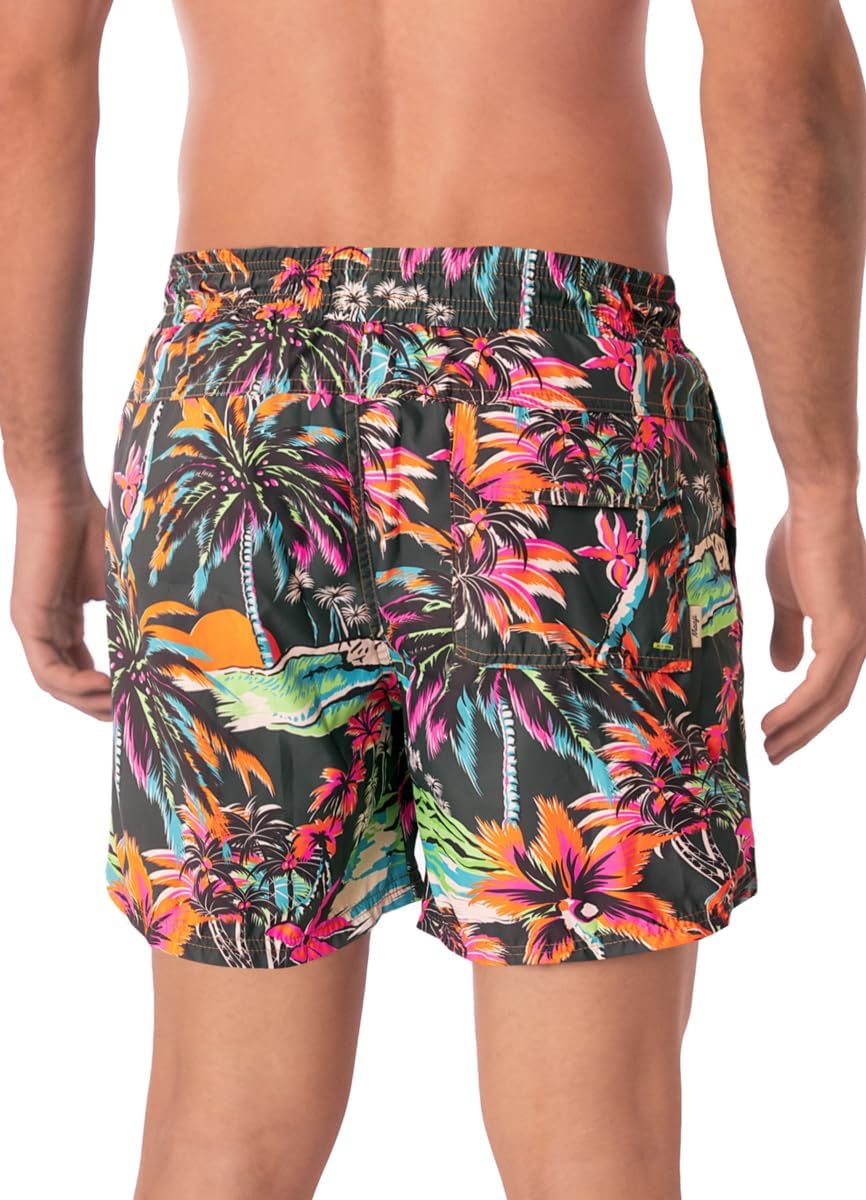 Maaji 1049 Sporty Shorts Men Trunks Dark Green - Image 4