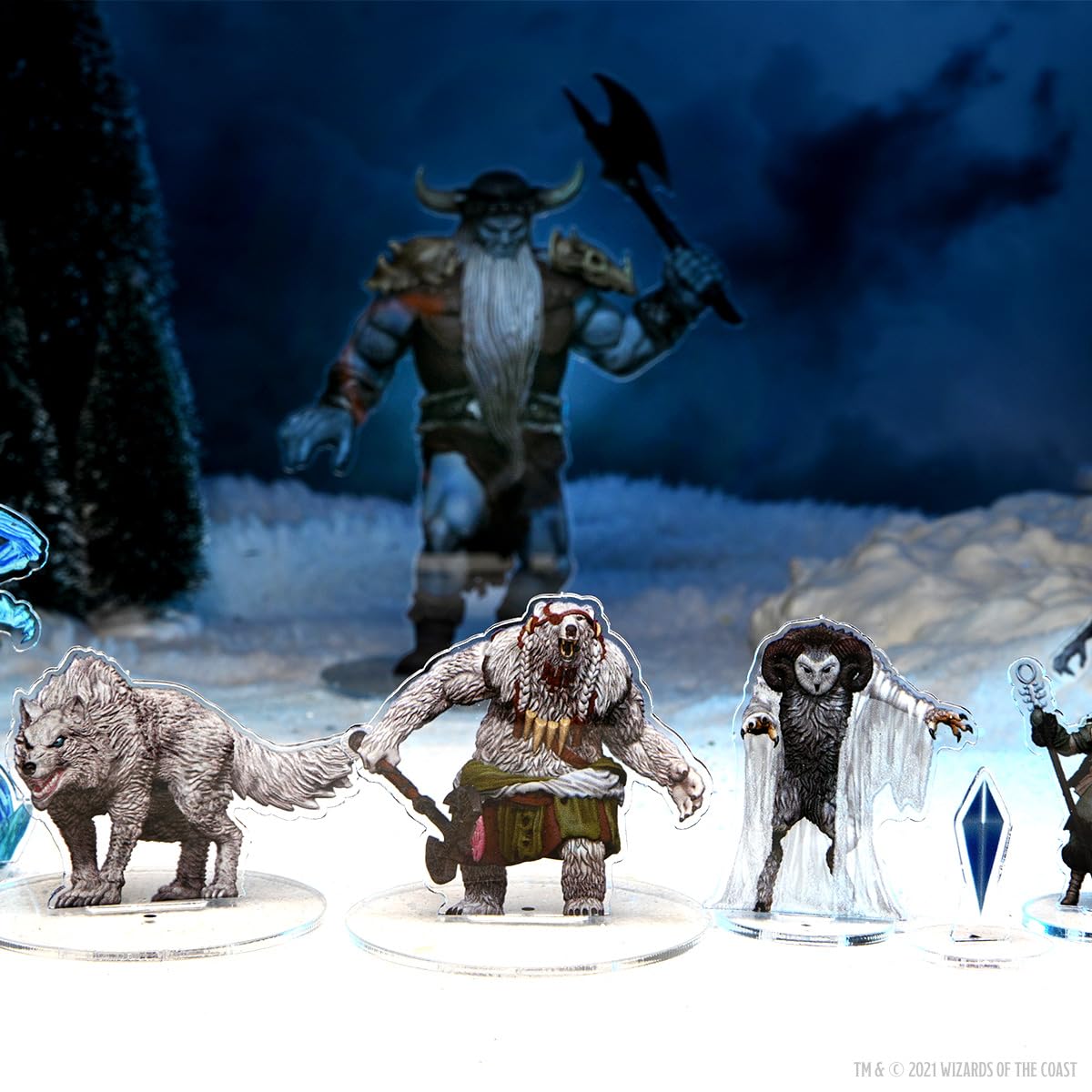 D&D Idols of The Realms Miniatures: Icewind Dale: Rime of The Frostmaiden: 2D Set 2 (Frost Giant)