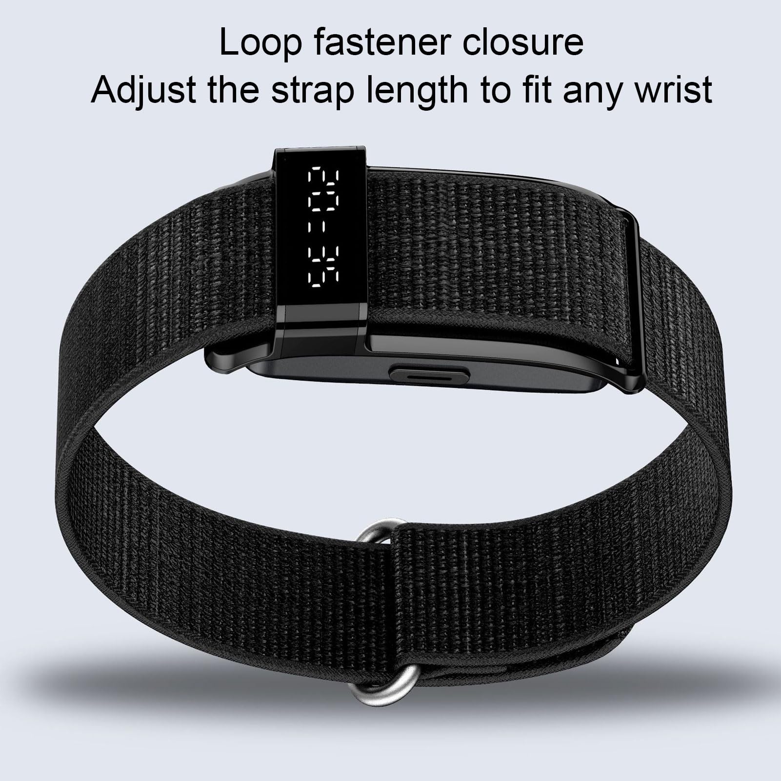 Annadue Braccialetto Intelligente Fitness Tracker con Protezione Dall'acqua IP68, 150 modalità Sport, Monitoraggio della Salute, Monitoraggio del Sonno, Promemoria Chiamate, per A (BLACK)