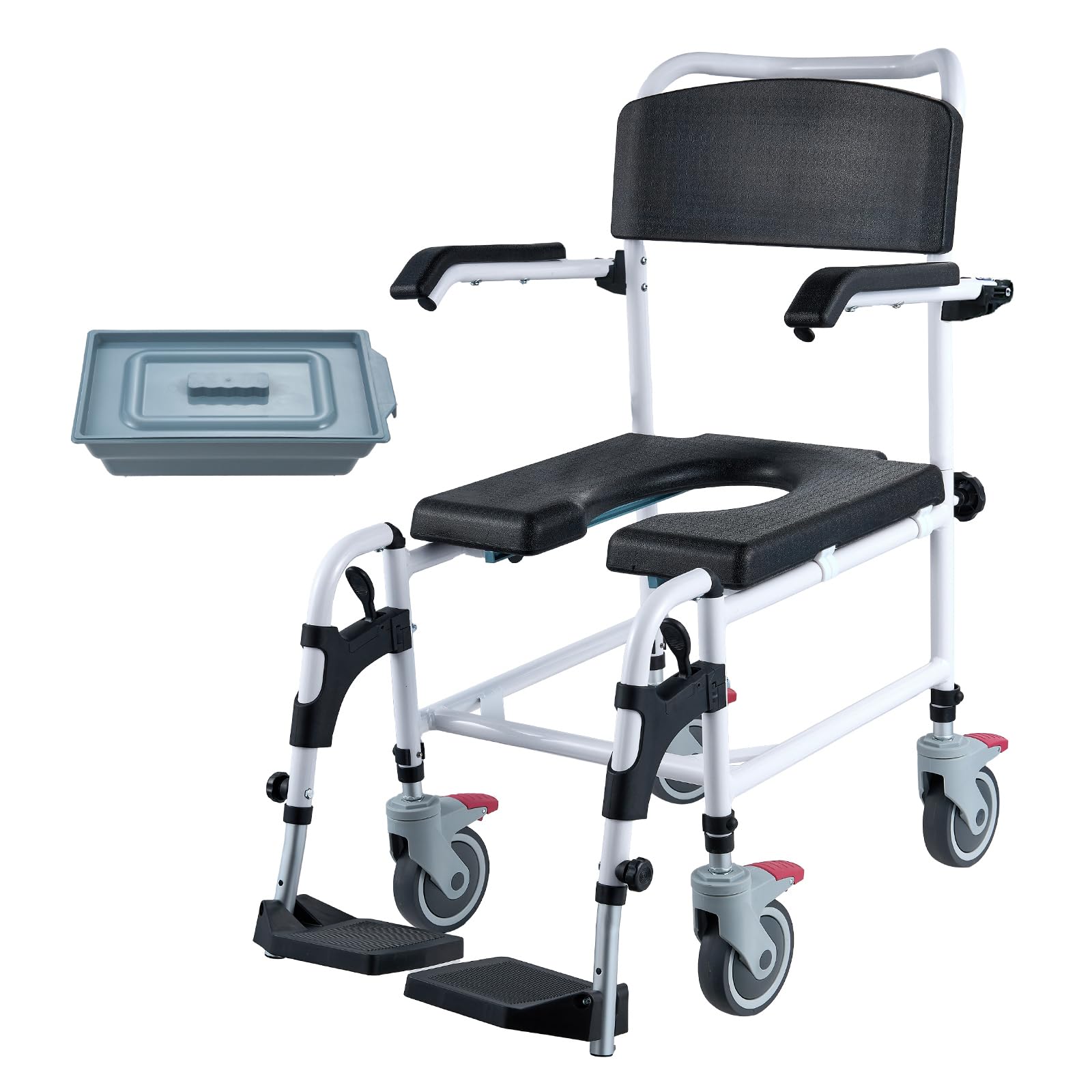 VEVOR Shower Commode Wheelchair