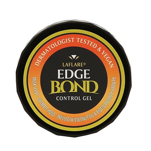 Miniatura 2 de Laflare Control de bordes para cabello negro, cabello natural y cabello rizado. Gel de peinado ecológico tamaño de viaje 0.8 fl oz, cera de borde