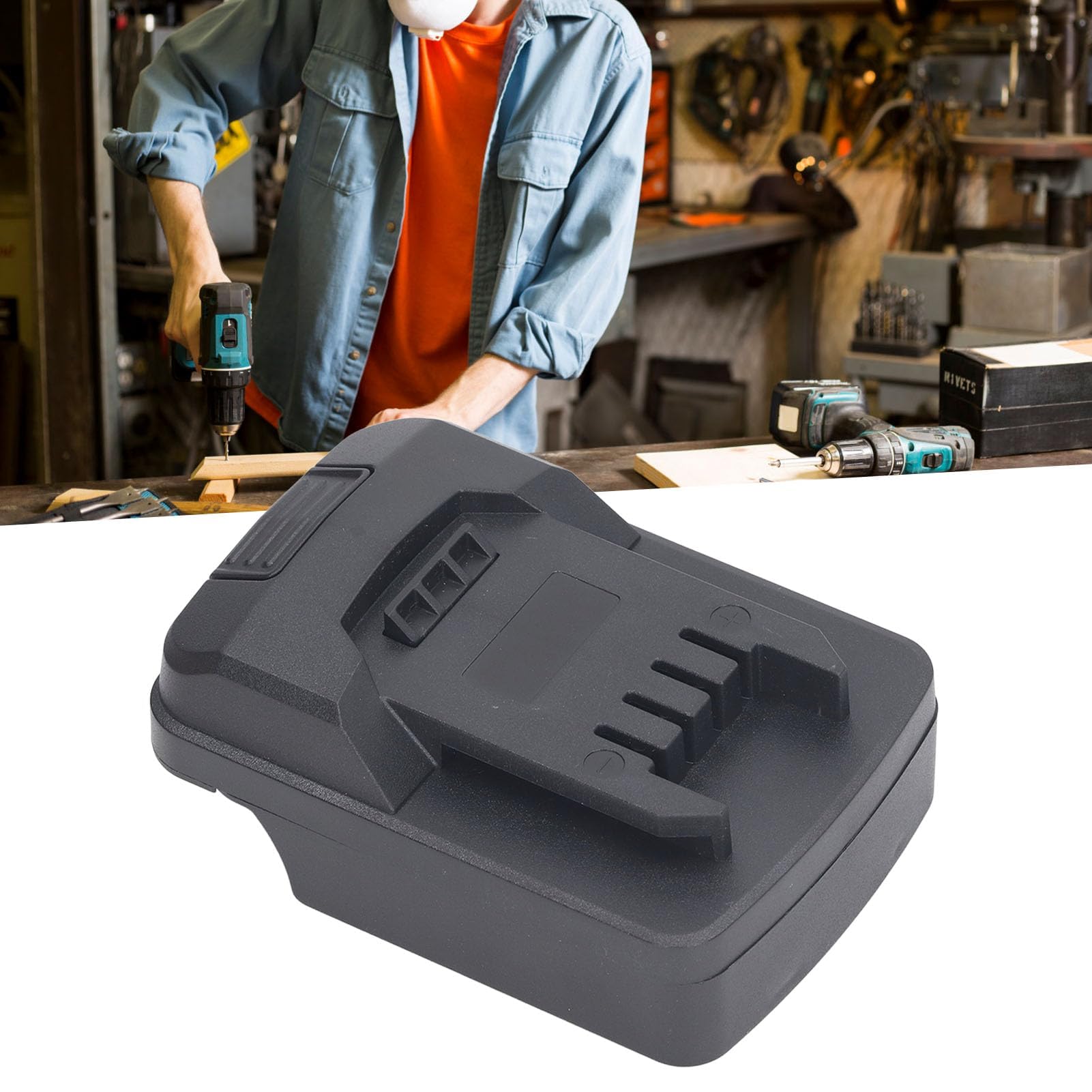 Convertidor Adaptador de Batería 18V/20V para Parkside X20V Herramientas Eléctricas de Litio Convertidor de Energía Inalámbrica