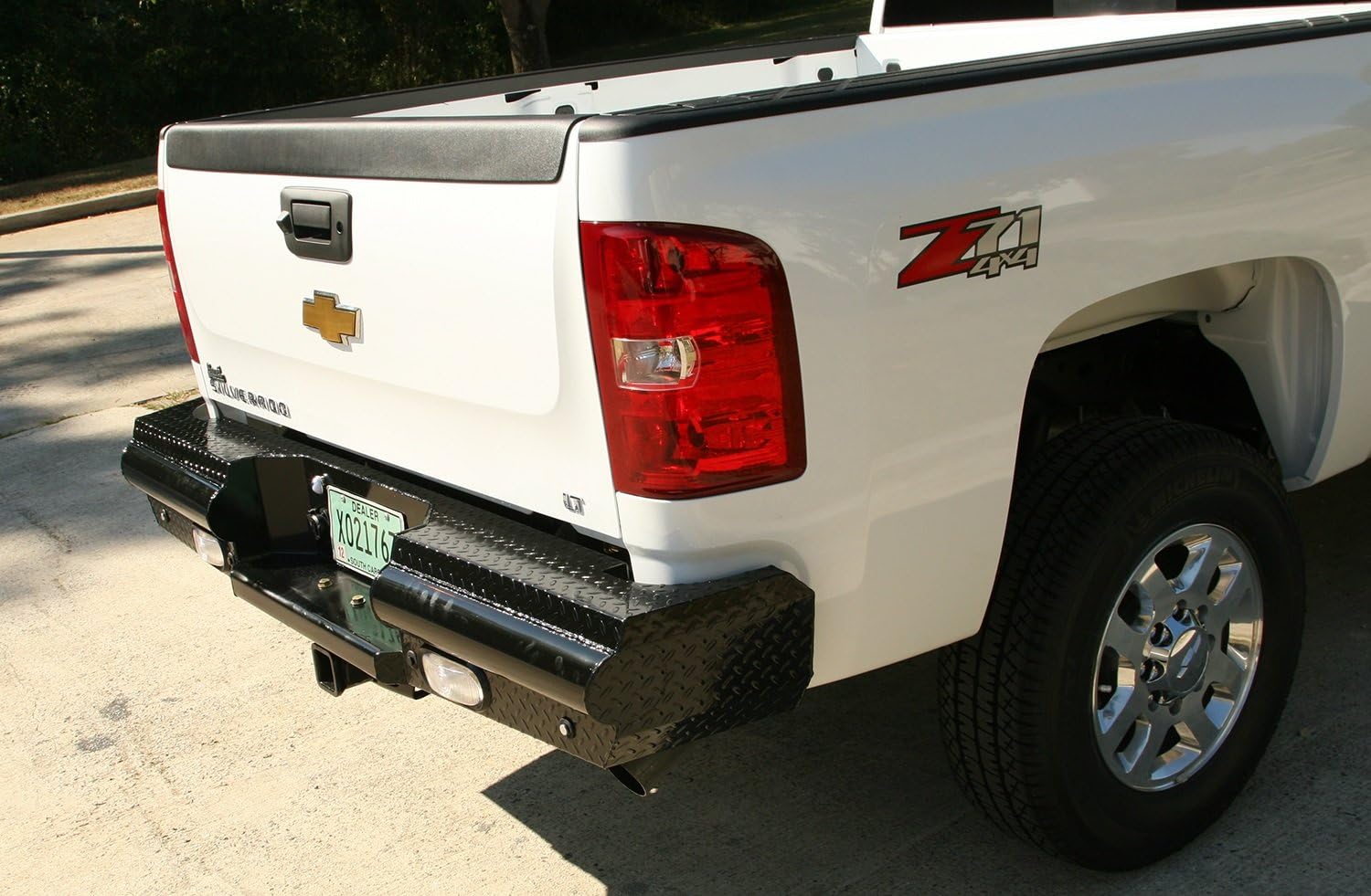 Fab Fours CH08T14501 Black Steel Rear Bumper