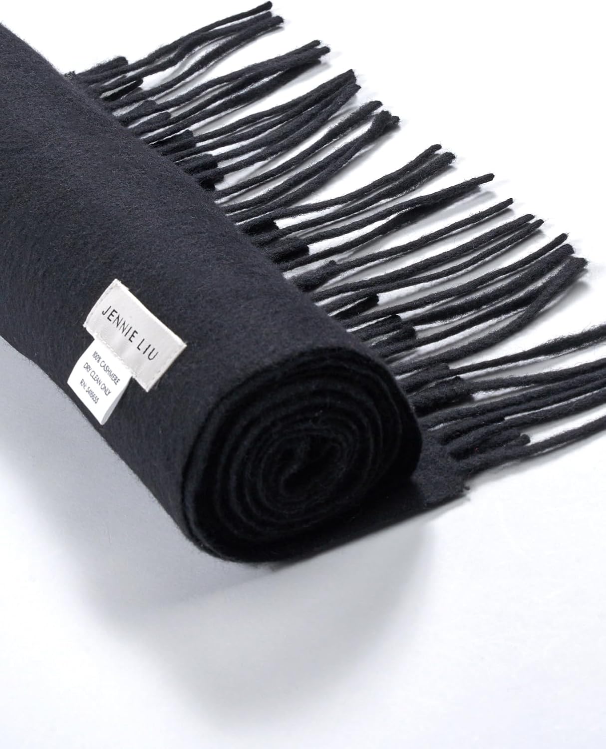 JENNIE LIU Women's 100% Pure Cashmere Scarf 75"x12" Cashmere Scarves for Women - Image 6