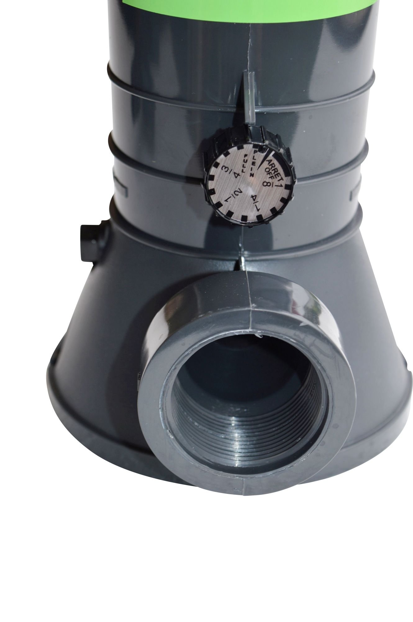 Spiranto - Dosificador de Cloro (1,9 kg), Color Negro y Gris
