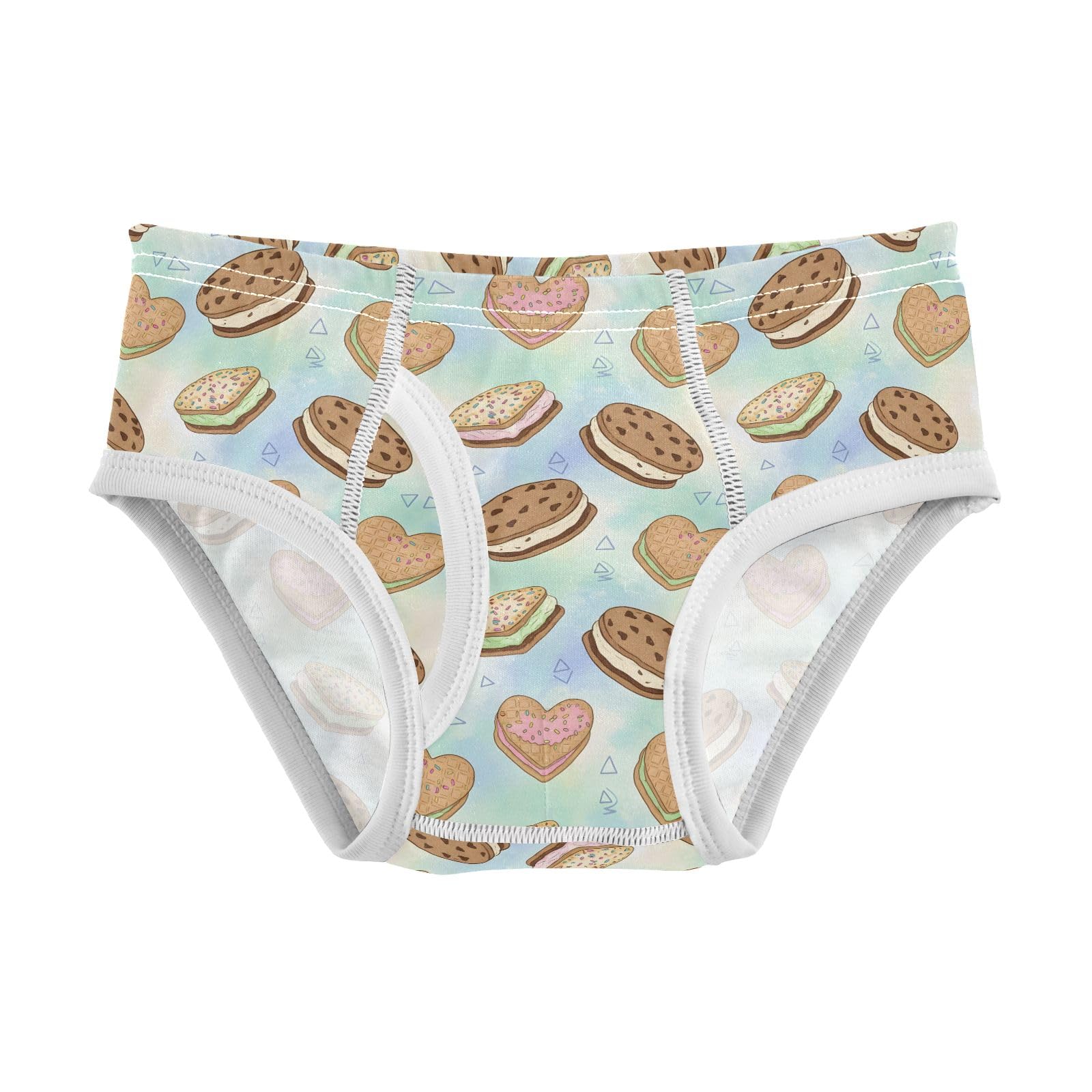 senya Baby Toddler Boys Underwear Kids Exclusive Boxer Briefs Comfort 2T Cookies Ice Cream