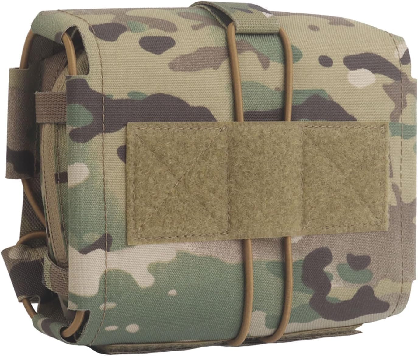 Tactical Level Pull First Aid Bag Quick Detach Molle Medical Bag with Bag Detach Designed for Hunting Camping (CP)