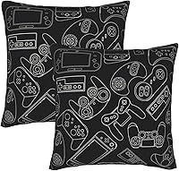 Vista 12 de Perinsto - Juego de 2 fundas de almohada decorativas con lindos perros cachorros, fundas de cojín suaves para sofá, sofá cama, decoración del hogar
