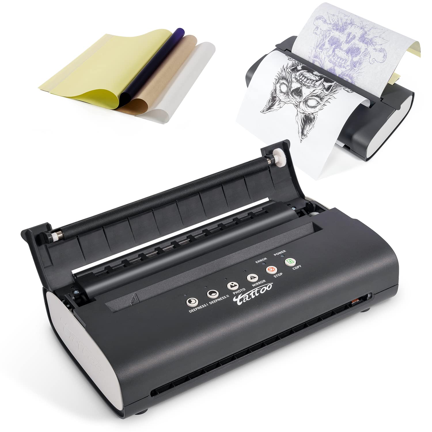 Life Basis Tattoo Transfer Stencil Machine Thermal Copier Kit Tattoo Printer with