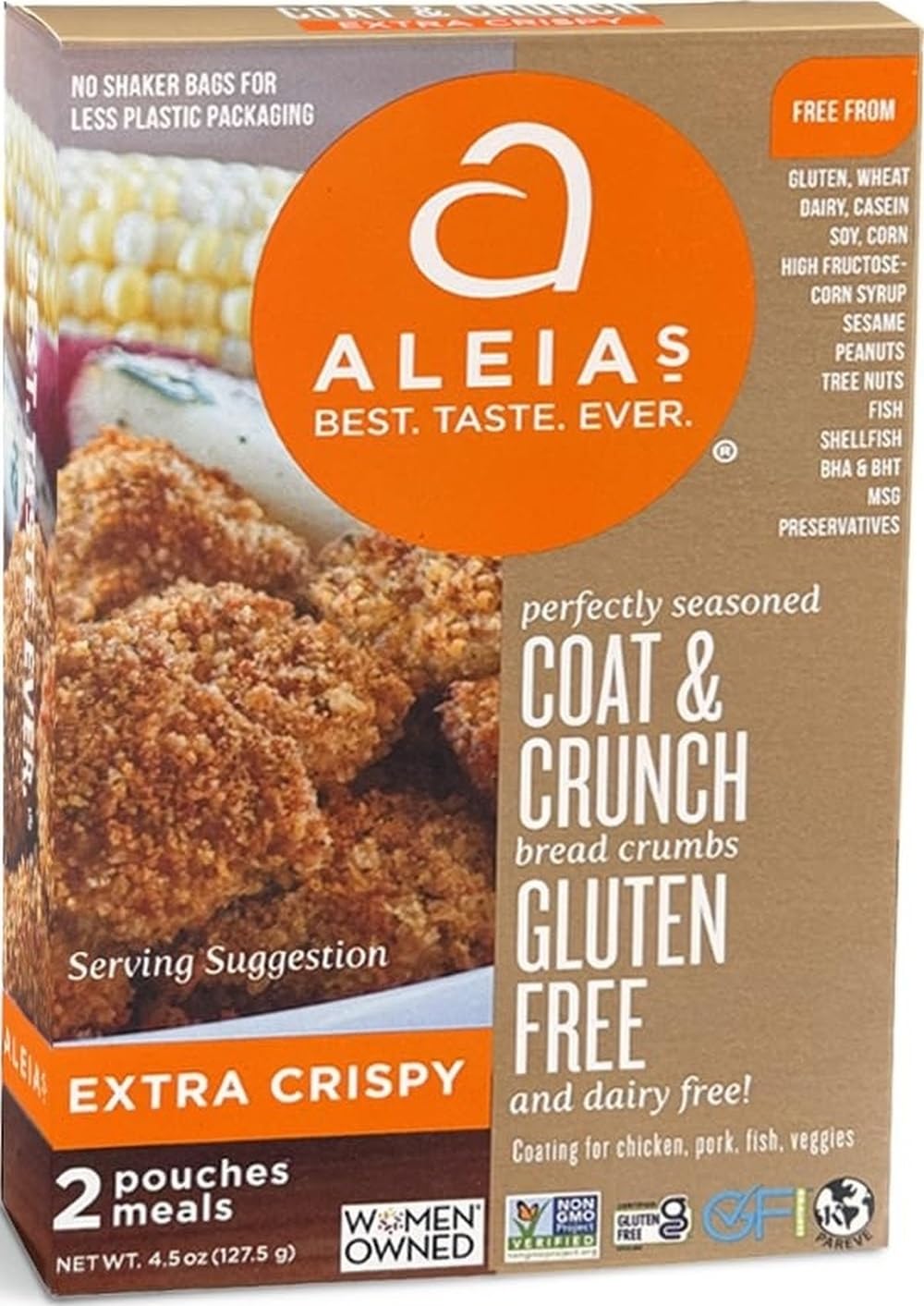 Aleias Gluten Free Bakery Extra Crispy Coat & Crunch, 12 OZ