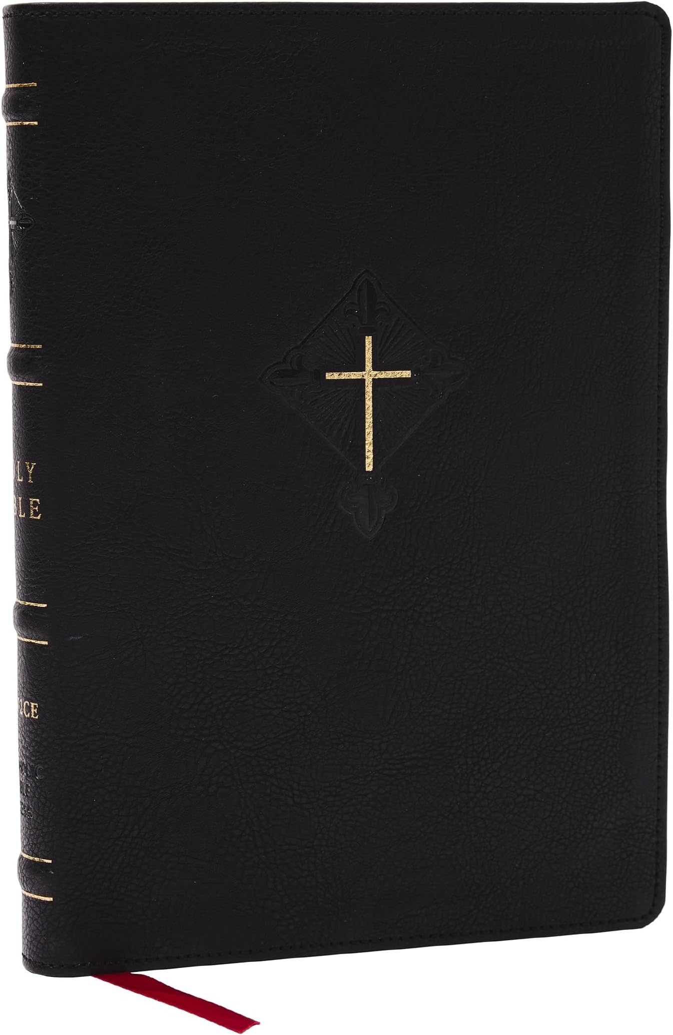 RSV2CE, Thinline Large Print Catholic Bible, Black Leathersoft, Comfort Print