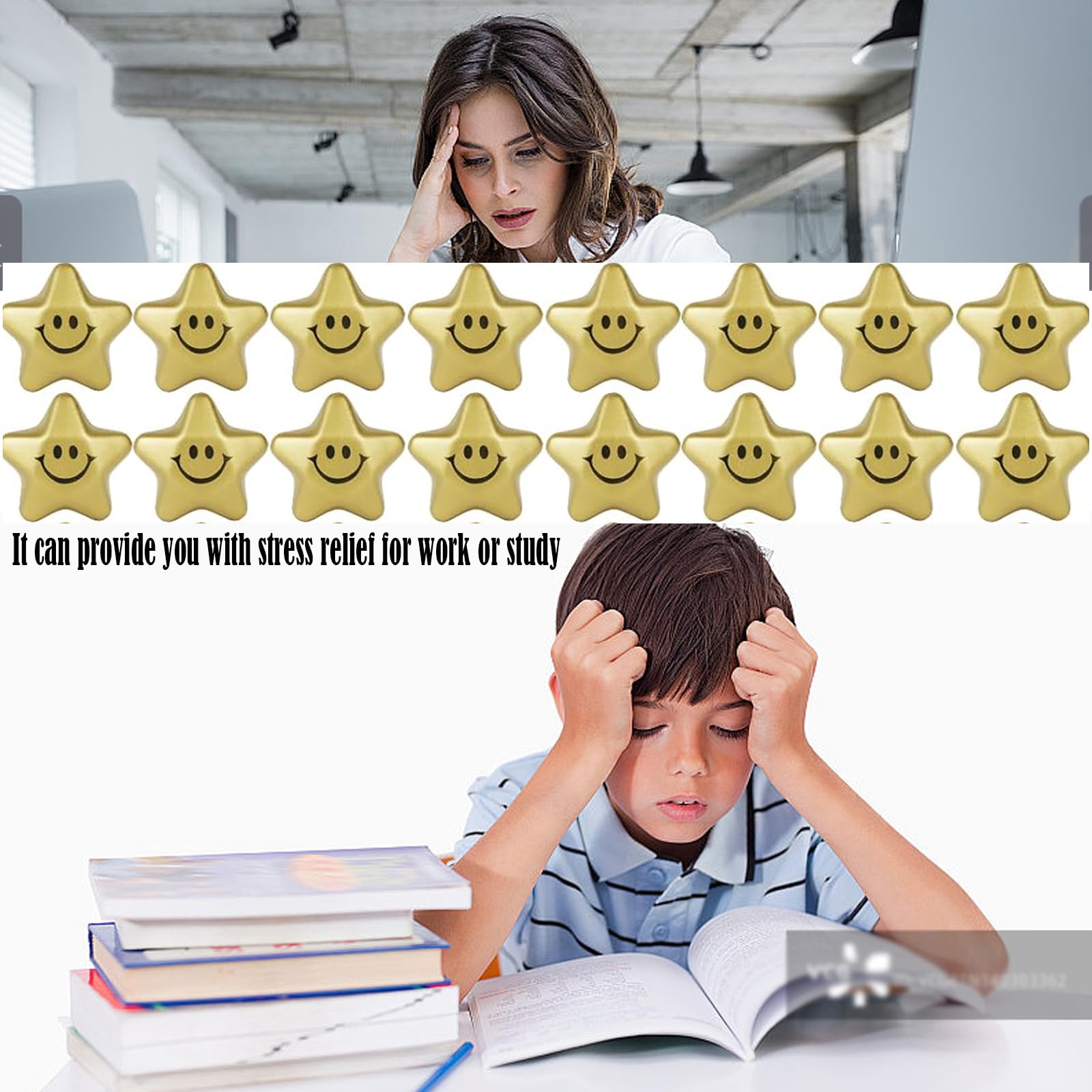 60 Piezas Bolas Antiestrés con Cara Graciosa Sonrisa para Adultos y Niños