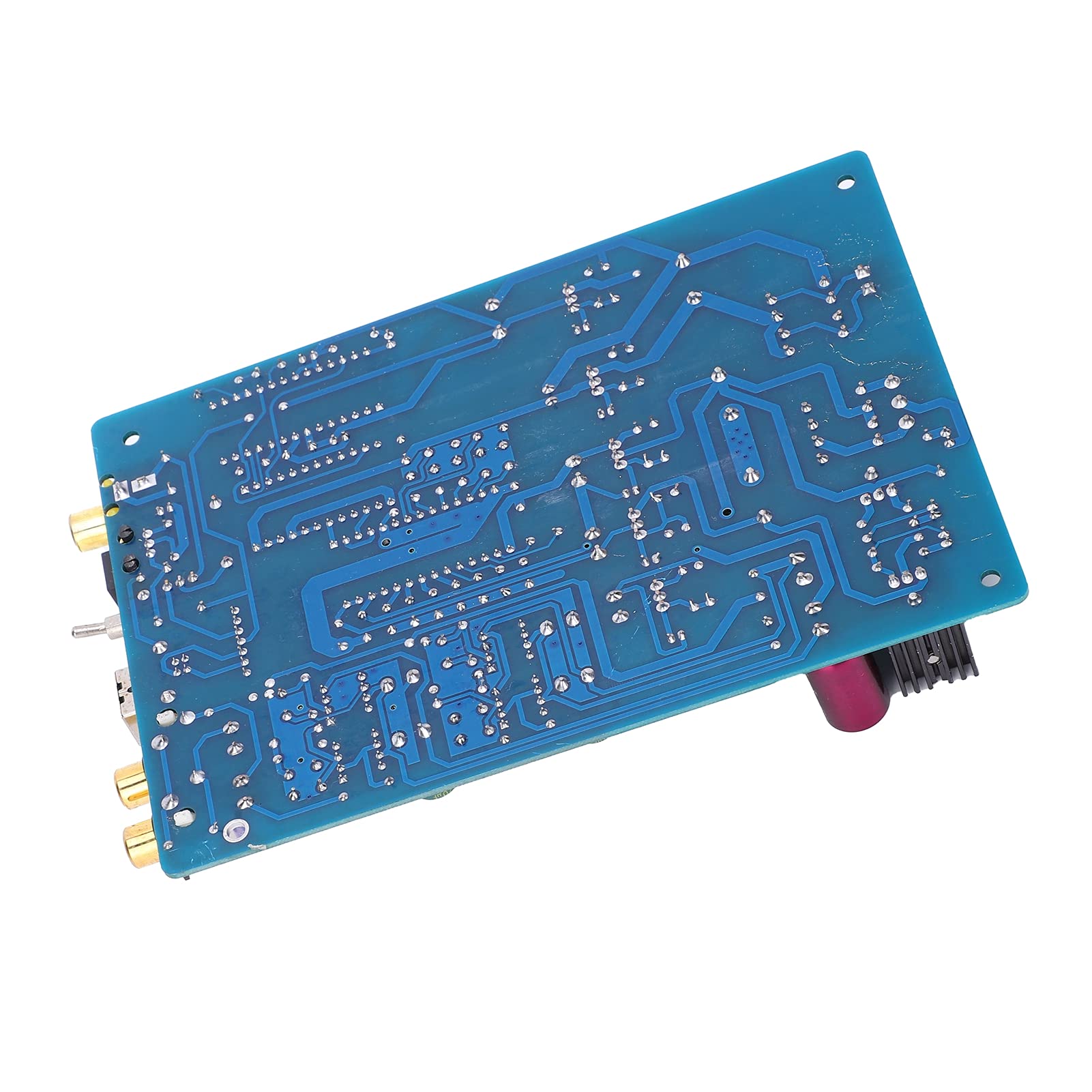 Aramox Placa Decodificadora Coaxial Módulo Decodificador PCB CYJ TDA1541 con USB PCM2704 2x4700UF Condensadores Rectificador Completo para Amplificadores Usuarios de Componentes Electrónicos