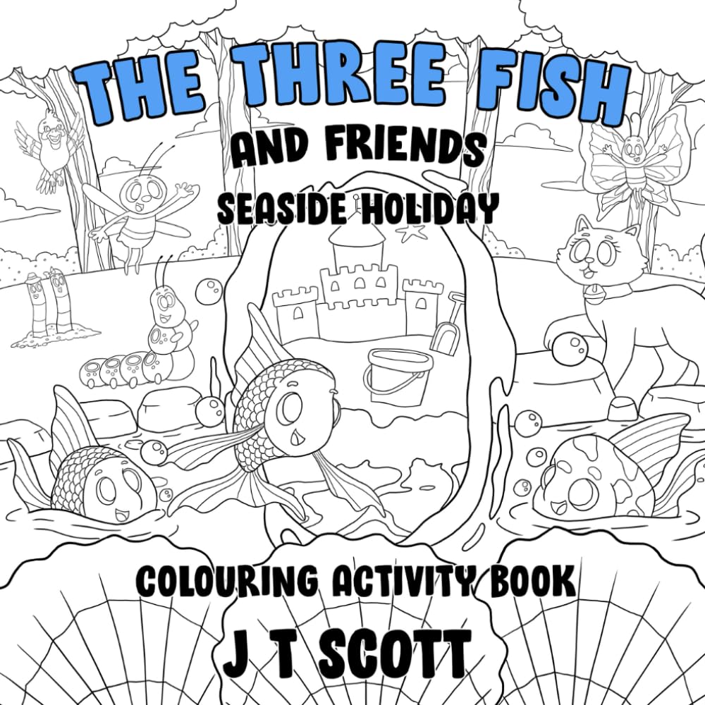 The Three Fish and Friends Colouring Activity Book (Bumper and Friends)