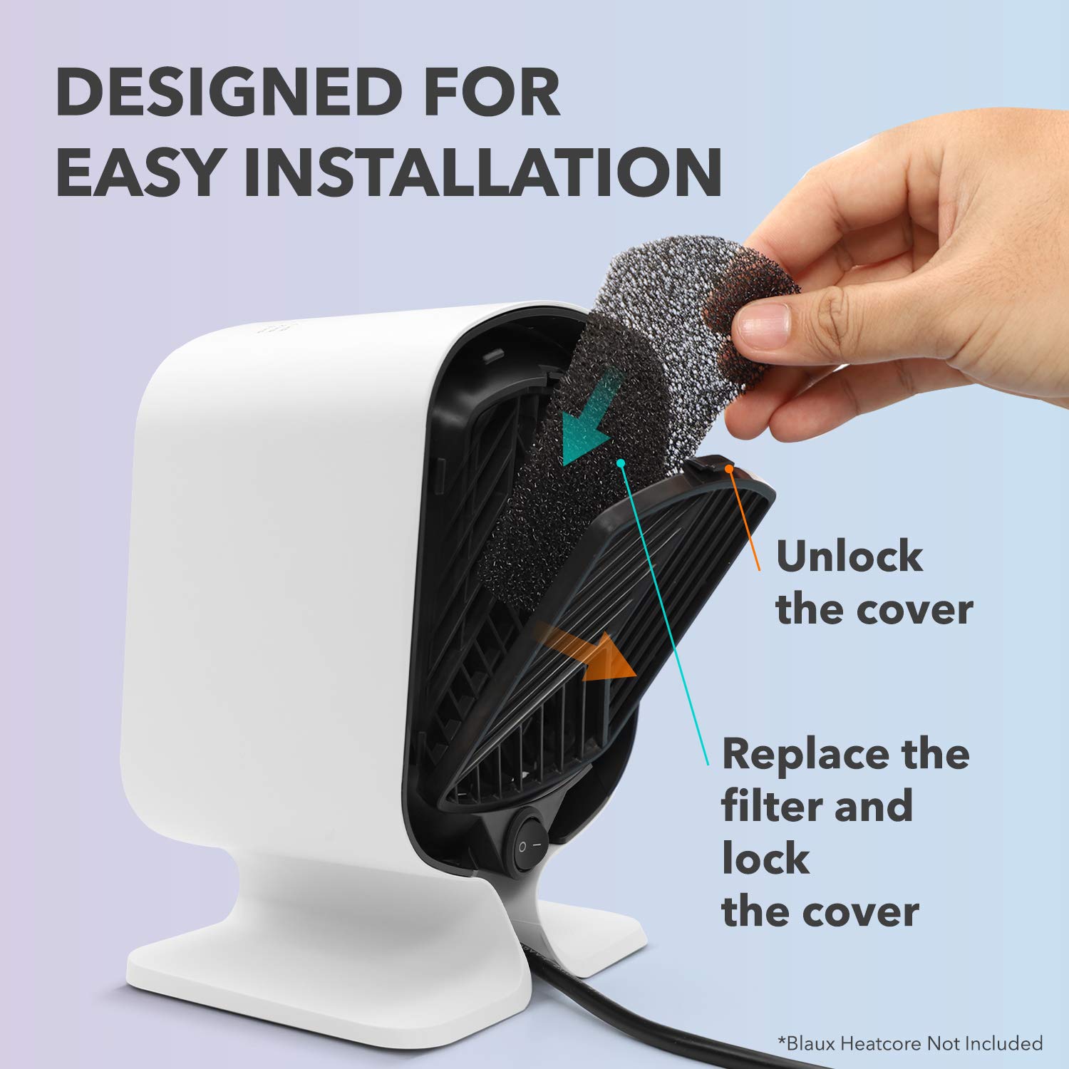 BLAUX Heatcore Replacement Filter - (1 Pack) Small Heater Filter | Ceramic  Heater Filter | Mini Heater Air Filters for Home | Filter for Electric  Indoor Space Heater | Space Heater Filter for Home : Amazon.ca: Home