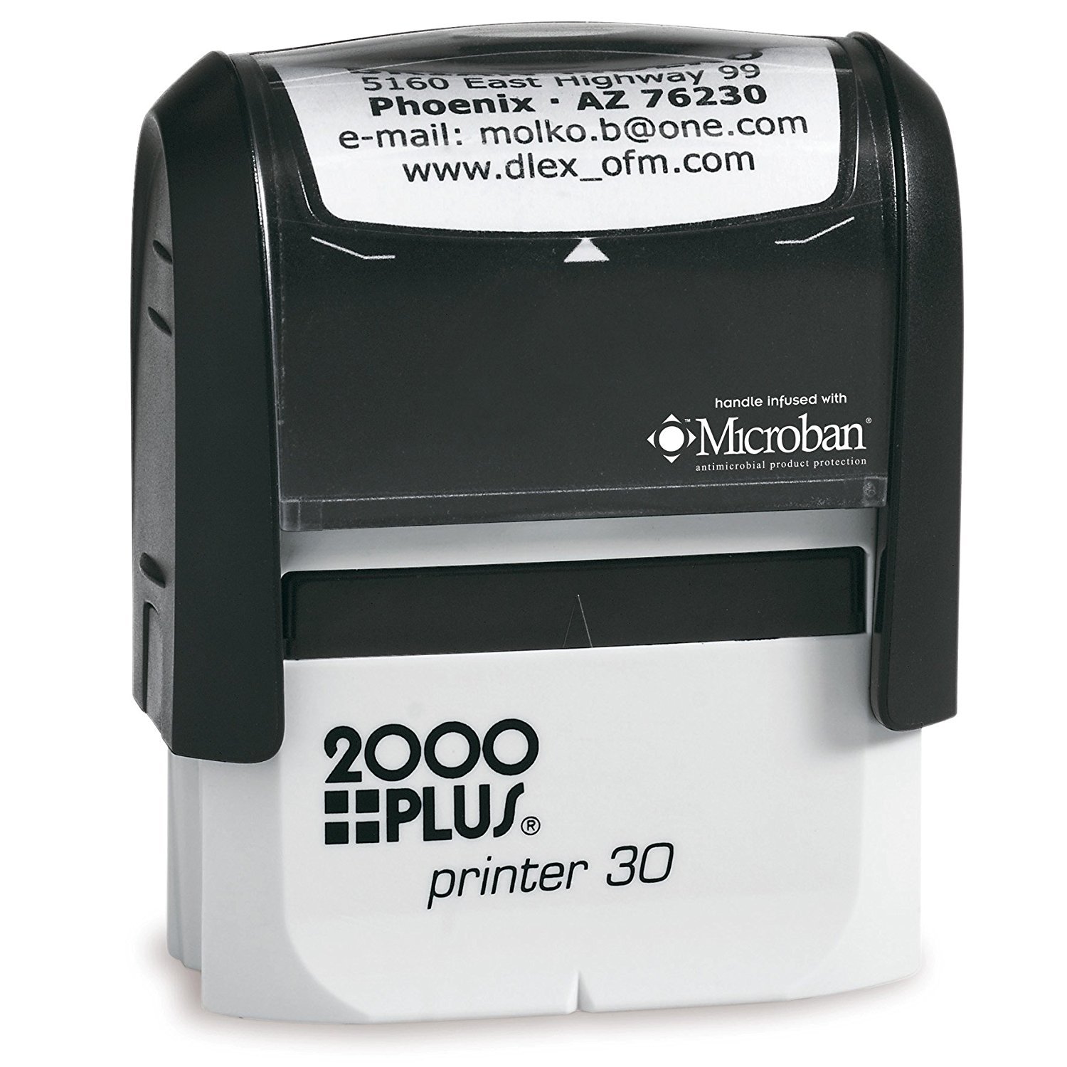 4912 Timbro autoinchiostrante per copia fino a 4 righe personalizzate, area di stampa: 3/4 '' x 1-7/8''