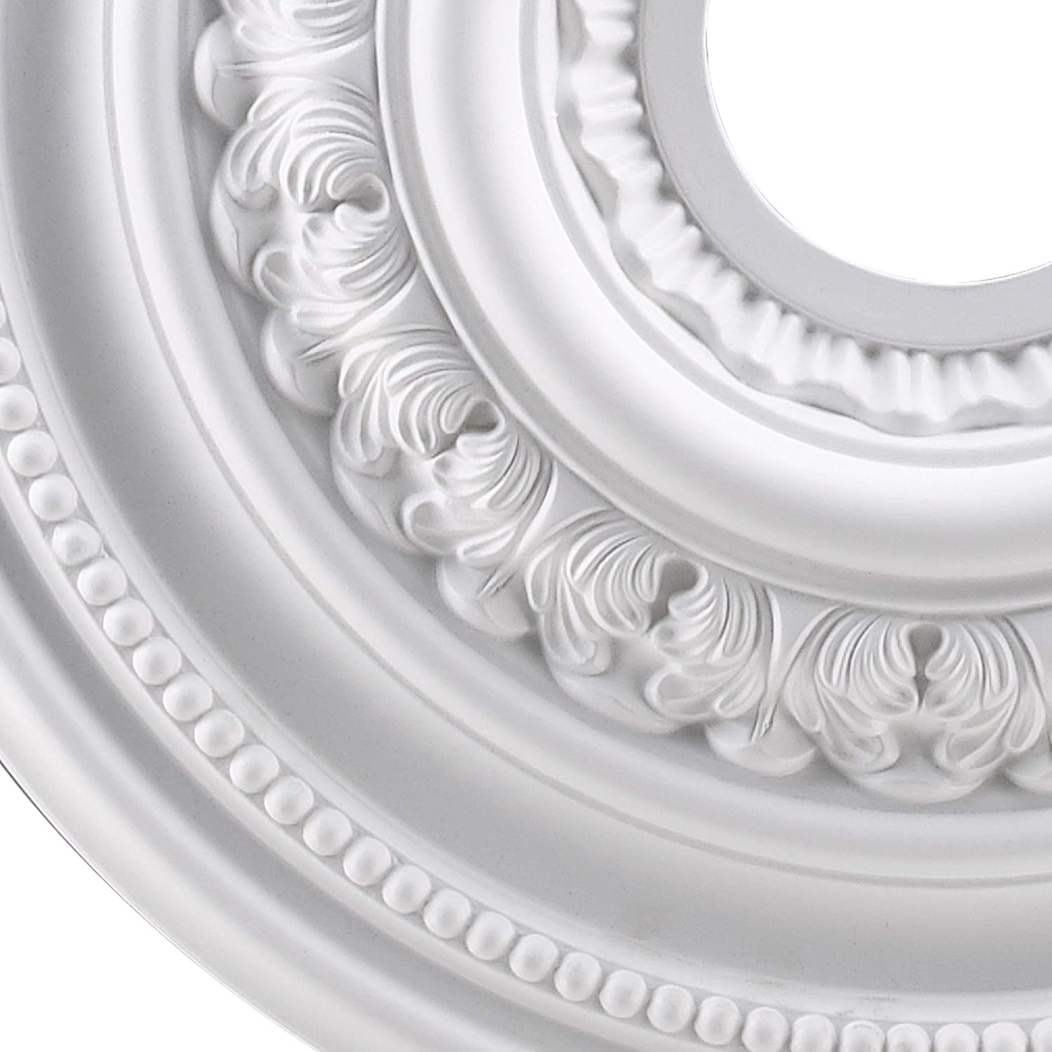 Get Special Price Elk M1002WH Ceiling Medallion, 18W X 18D X 2H, White