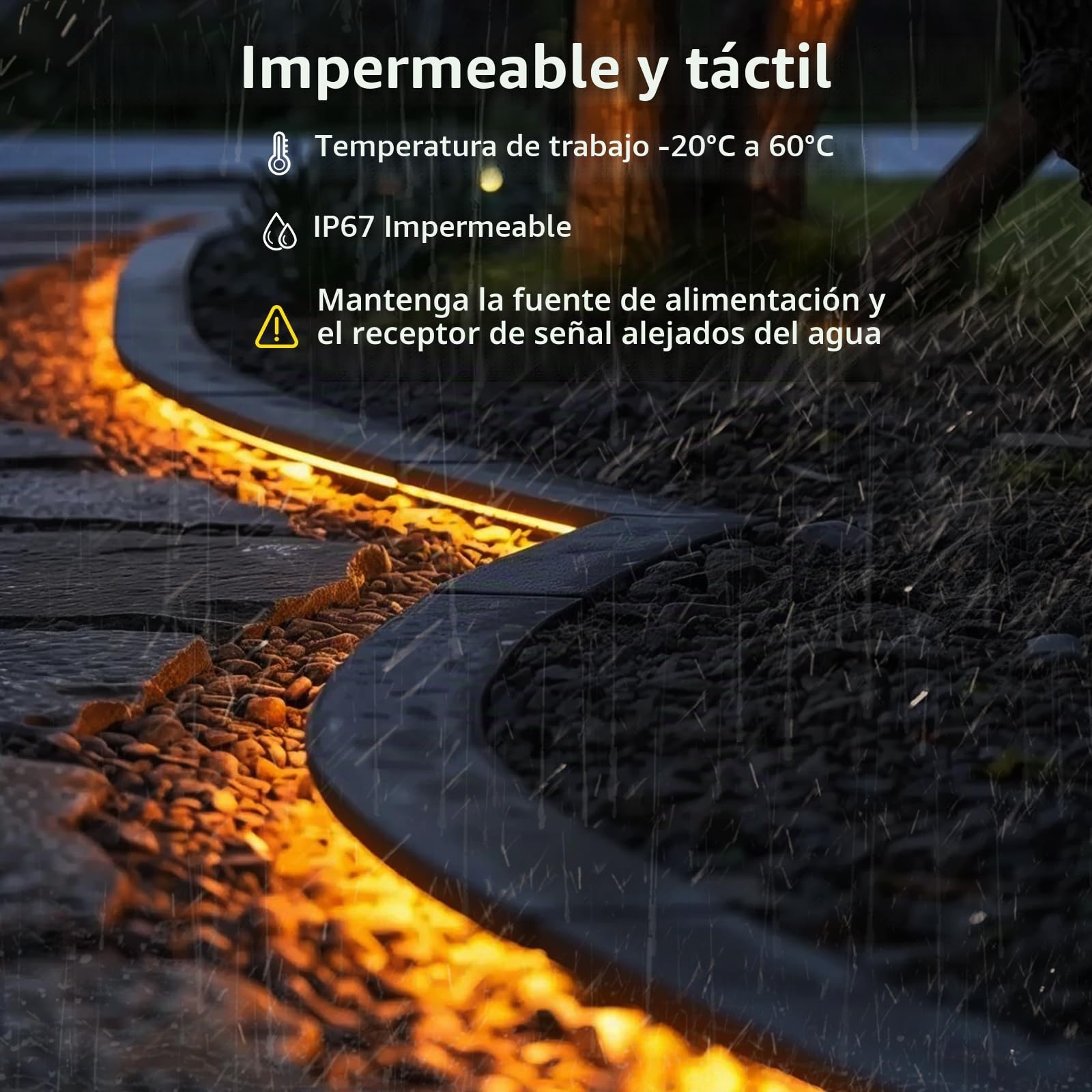 Tira LED Neon 8M Blanca Cálida 3000K-6500K Blanca Frío Tira Luz LED Regulable Superbrillante con Mando Distancia y Fuente Alimentación Luces de Cinta LED Flexible para Cocina, Dormitorio