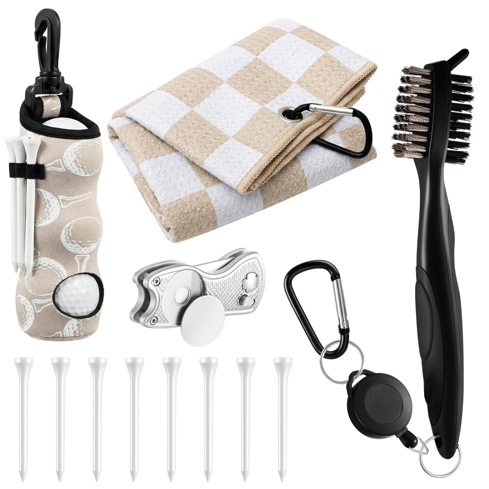Liliful 12 Pcs Golf Accessories Kit Golf Stuff Gifts for Women Man