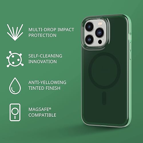 Miniatura 9 de tech21 iPhone 14 Pro Max Evo Tint compatible con MagSafe - Funda tintada que absorbe los golpes y a los arañazos con protección contra caídas