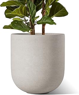 LE TAUCI 12 Inch Pots for Plants, Ceramic Large Planters for Indoor Plan...