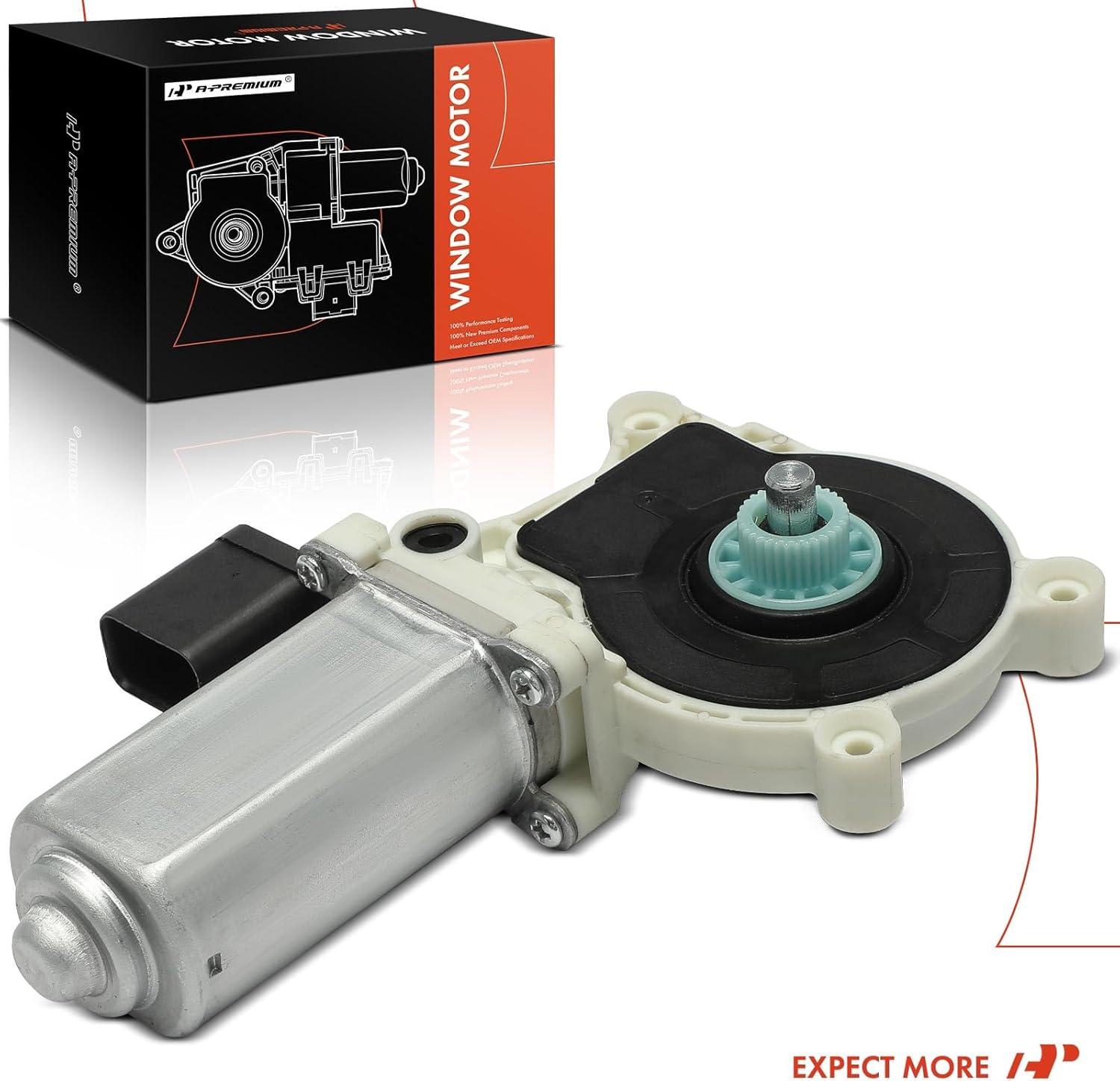 A-Premium Power Window Lift Motor Compatible with Dodge Charger 2006-2010, Magnum 2005-2008 & Chrysler 300 2005-2010, Front Left Driver Side, with Express Up and Down, Replace# 5065475AE