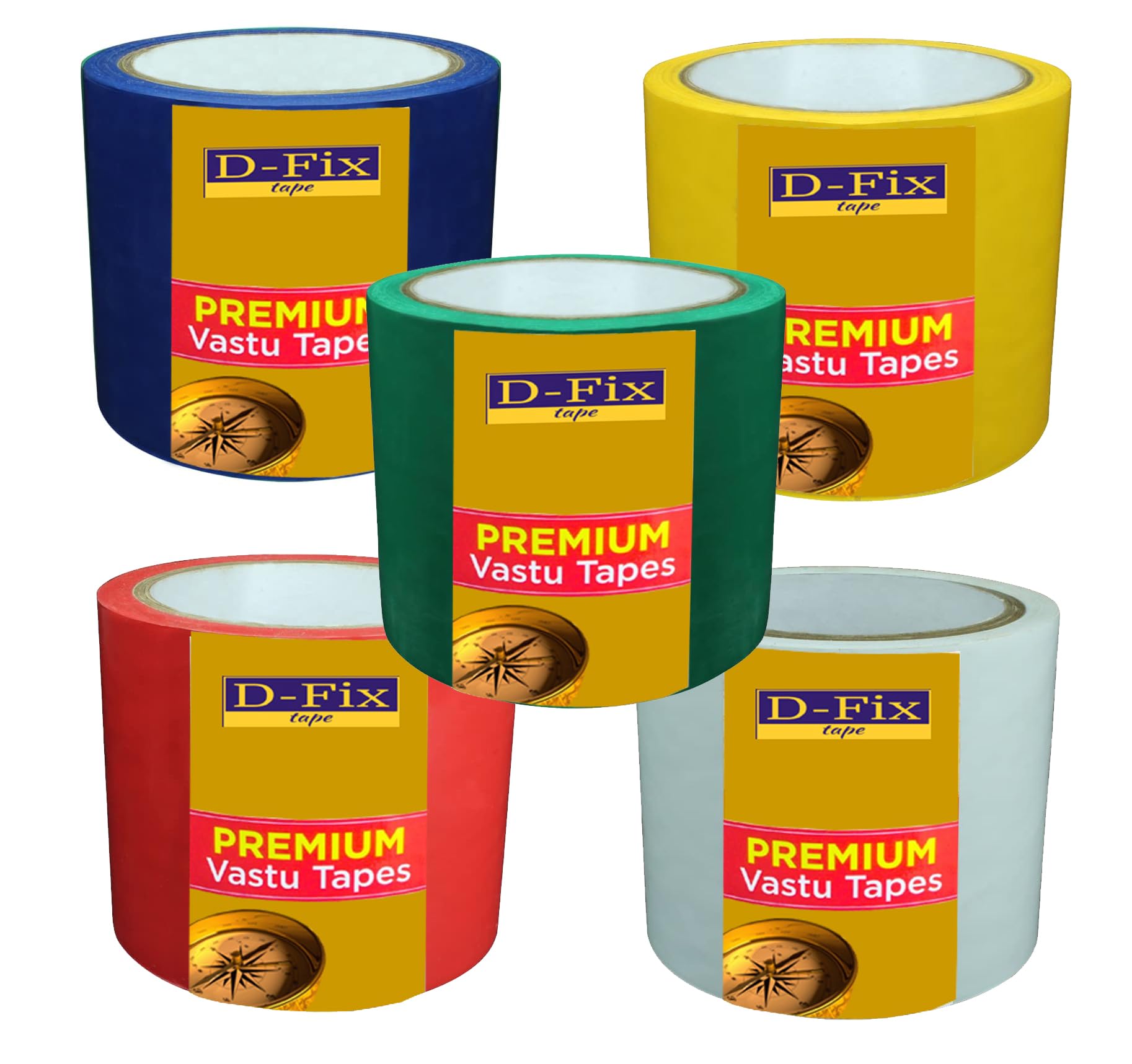 Buy D-fix® 5PCS Vastu Color Floor Tapes, Vastu Tape Vastu Dosh Remedy ...