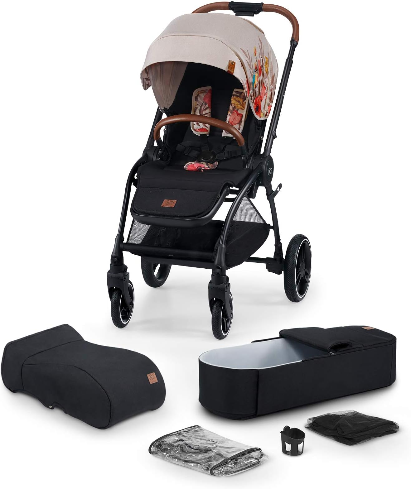 Kinderkraft Lightweight Stroller EVOLUTION COCOON, Baby Pushchair, Foldable, Lying position, All Wheels Suspension, Freedom