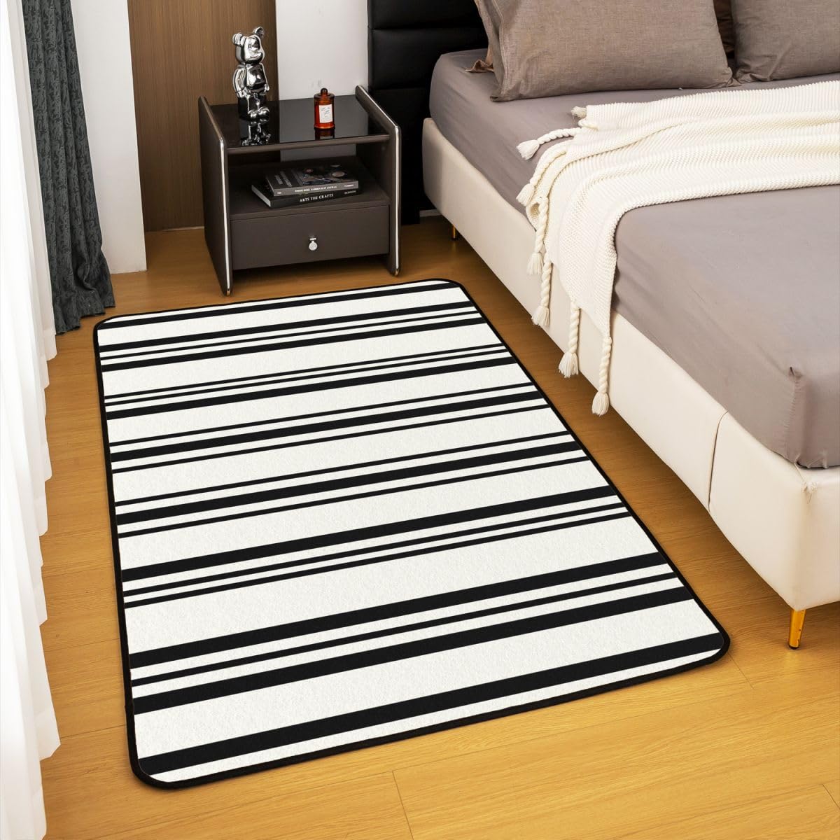 Homewish Einfache Streifen Teppich 100x150