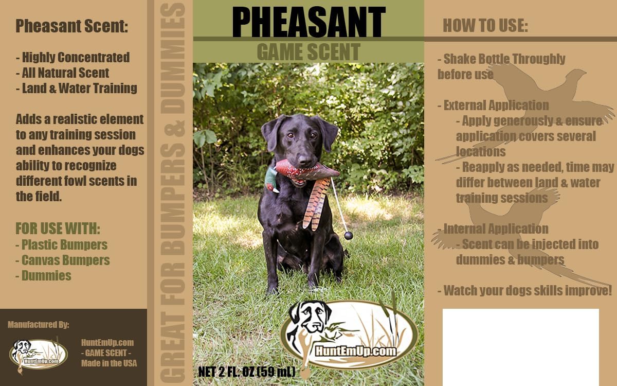 Ultimate Pheasant Dog Training Scent - Pheasant... 6 Ultimate Pheasant Dog Training Scent - Pheasant...