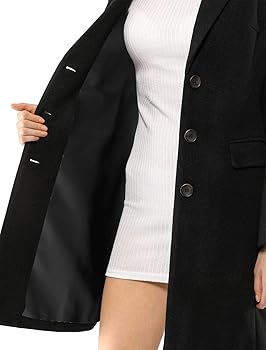 【新品タグ付き未使用】l'or Stand collar Long Coat Amazon.com: FQFGGYD Women's Trench Coat Button Down Notch