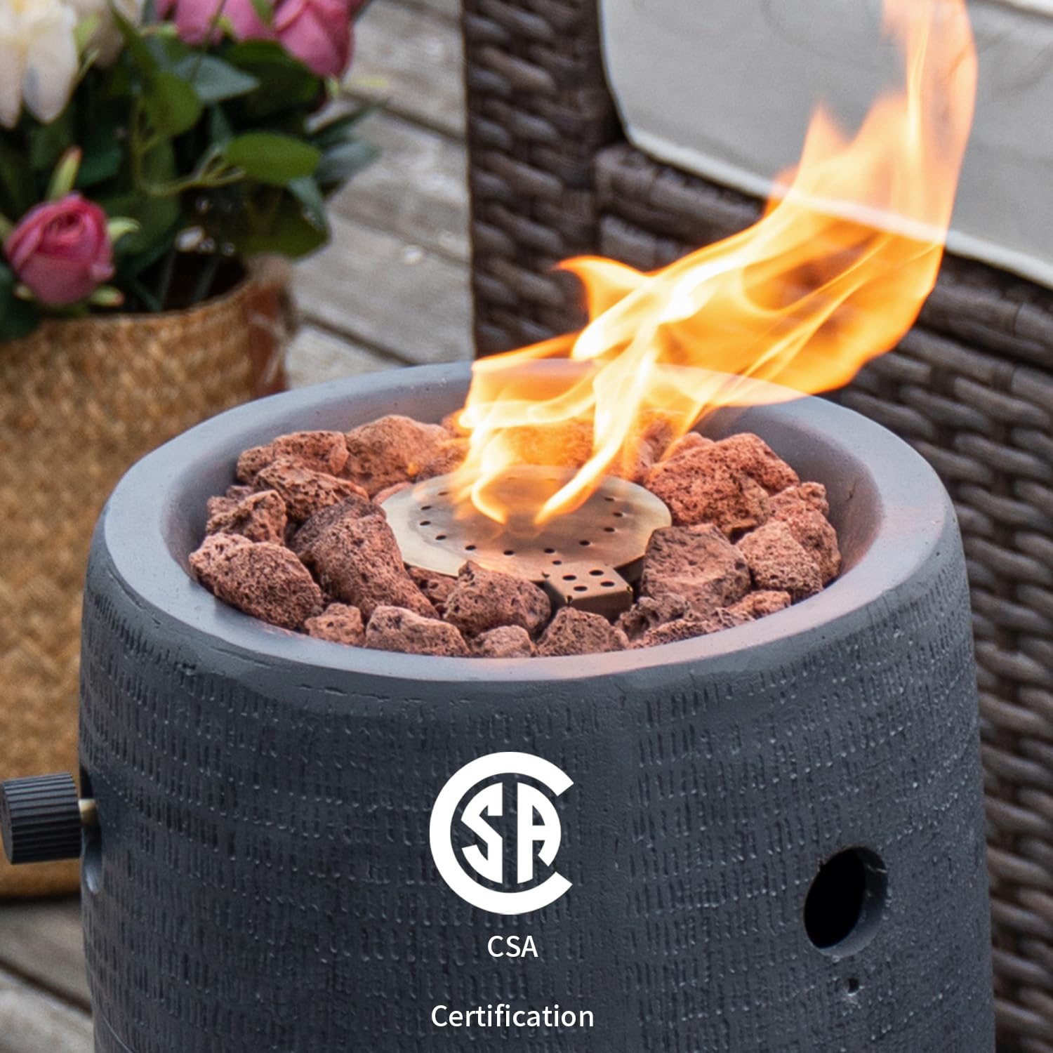 COSIEST 16-inch Round Graphite Base