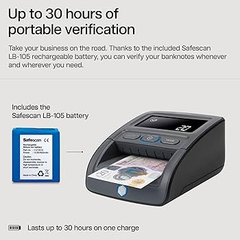 Safescan 155-S G2 Automatic Counterfeit Banknote Detector - 2nd