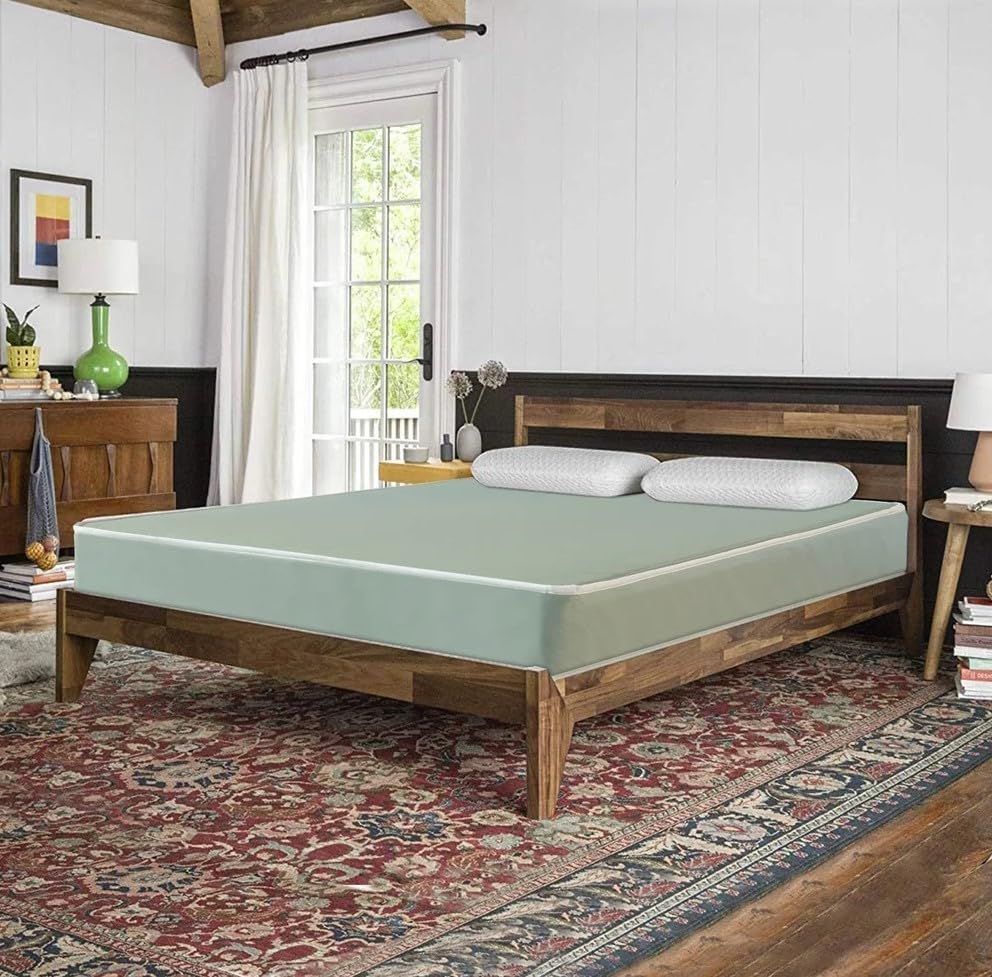 Miniatura 6 de Mielmoon The Original Medical - Colchón impermeable de vinilo de doble cara con parte superior apretada de Estados Unidos, espuma adaptable y alivio