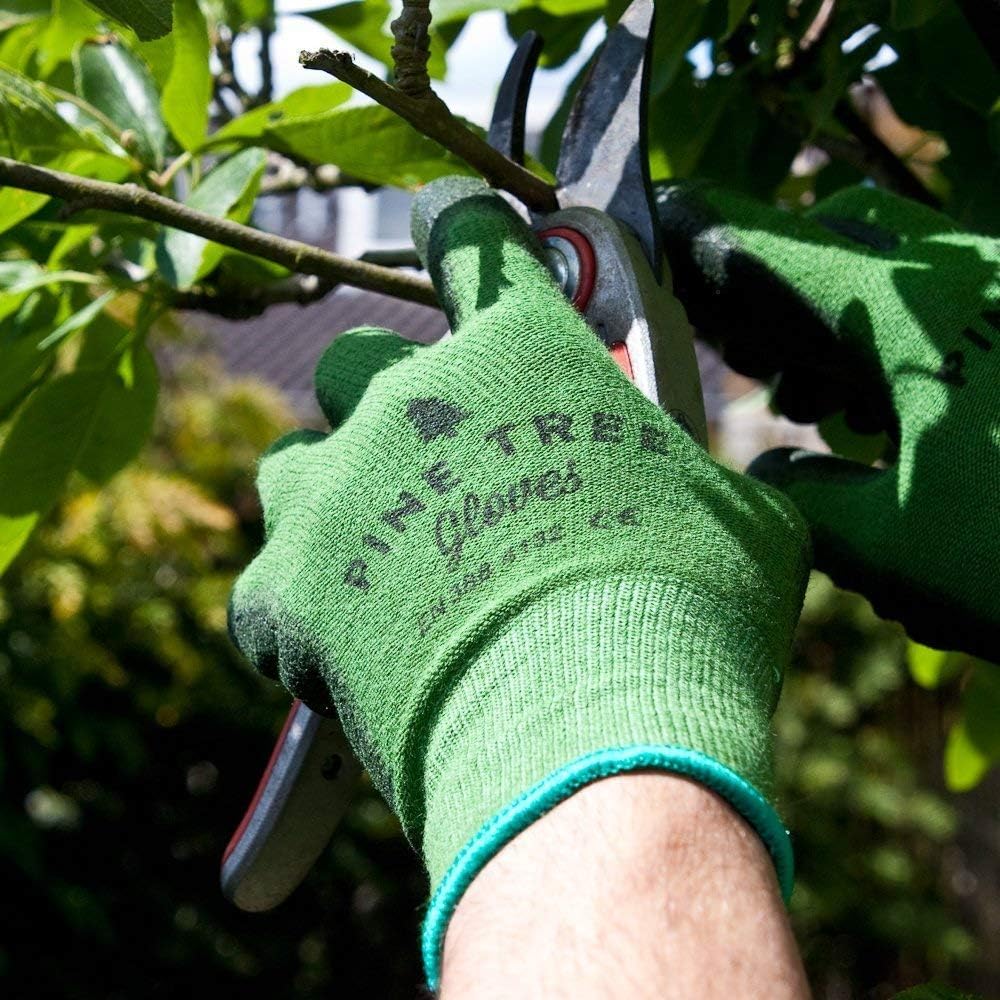 Pine Tree Tools Bamboo Gardening Gloves for Men & Women (Size XL) : Patio, Lawn & Garden