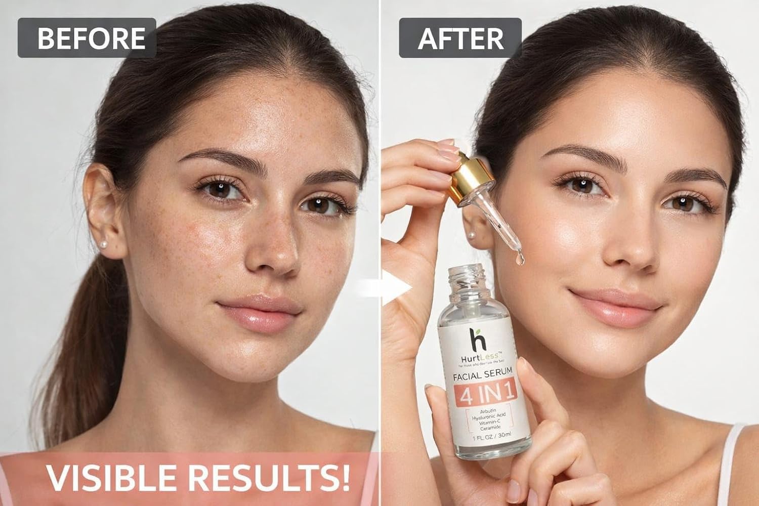 Hyaluronic Acid Face Serum with Niacinamide – Deep Hydration Serum for Dry & Sensitive Skin – Reduce Fine Lines – Fragrance Free, Paraben Free, Daily Use Skin Care - Image 5